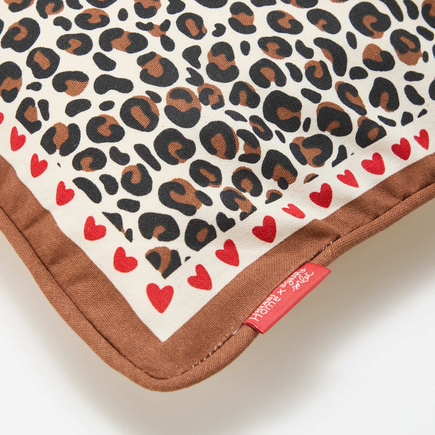 Housse de coussin léopard Agathe Sorlet x Kiabi - 30 x 50 cm BLANC