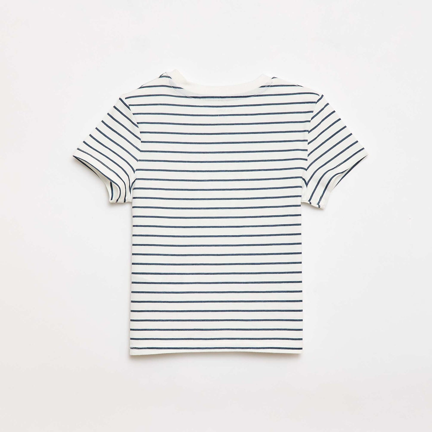 T-shirt uni en jersey coton BLANC