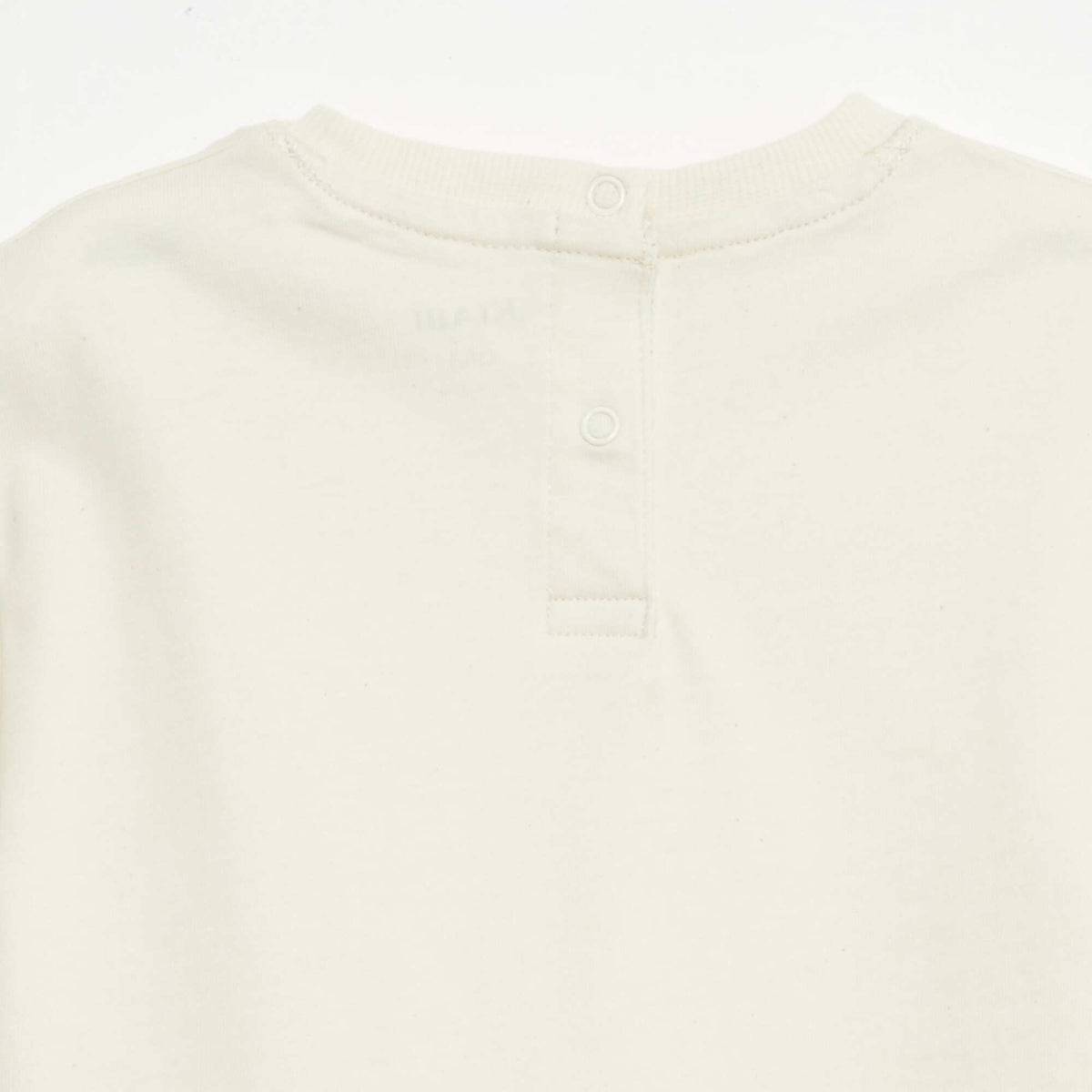 T-shirt uni sans manches ECRU