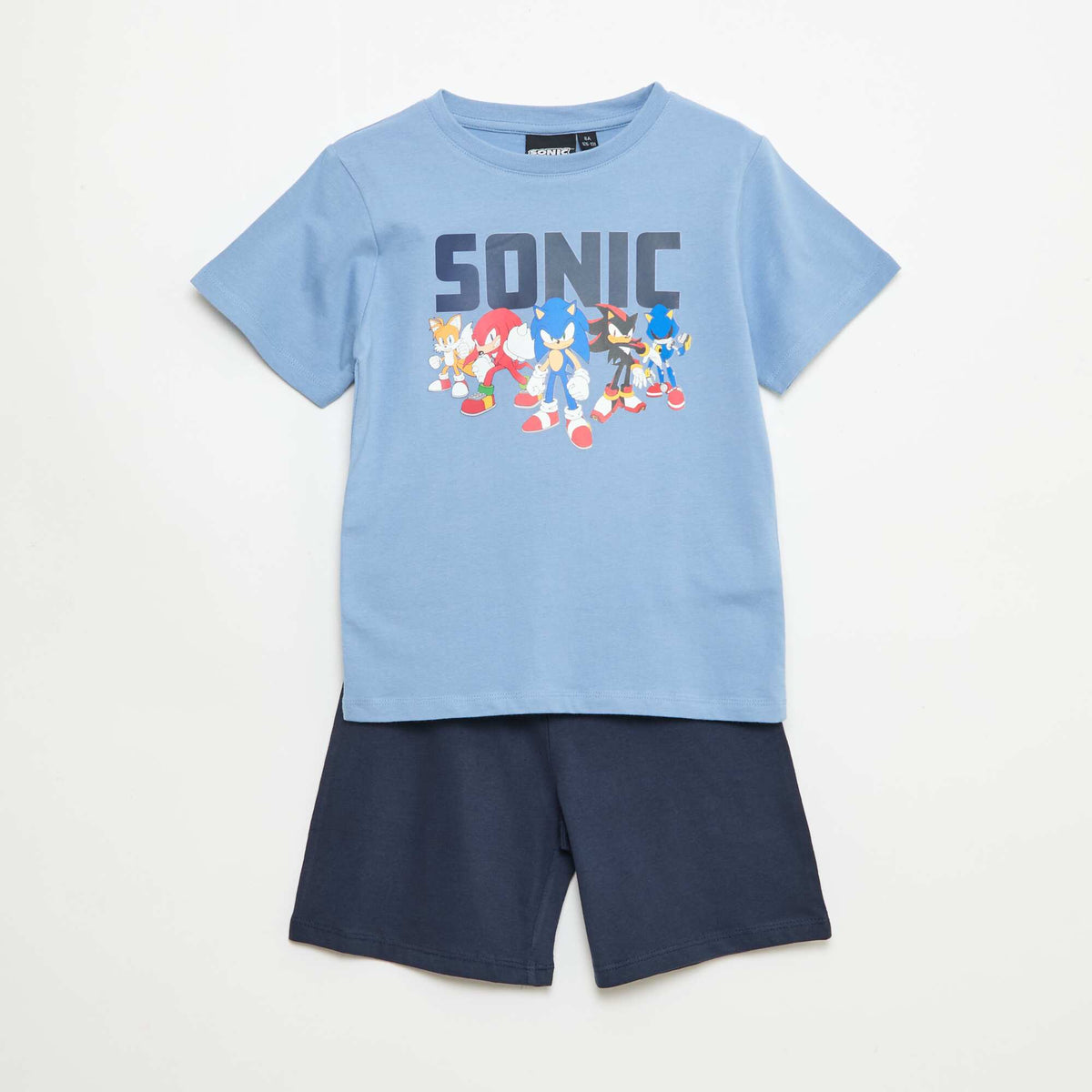 Ensemble de pyjama 'Sonic' en coton BLEU