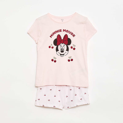 Pyjama 'Disney' 2 pièces  short + T-shirt ROSE