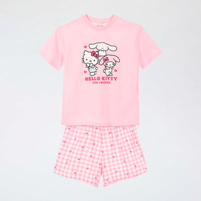 Ensemble de pyjama 'Hello kitty en coton BLEU