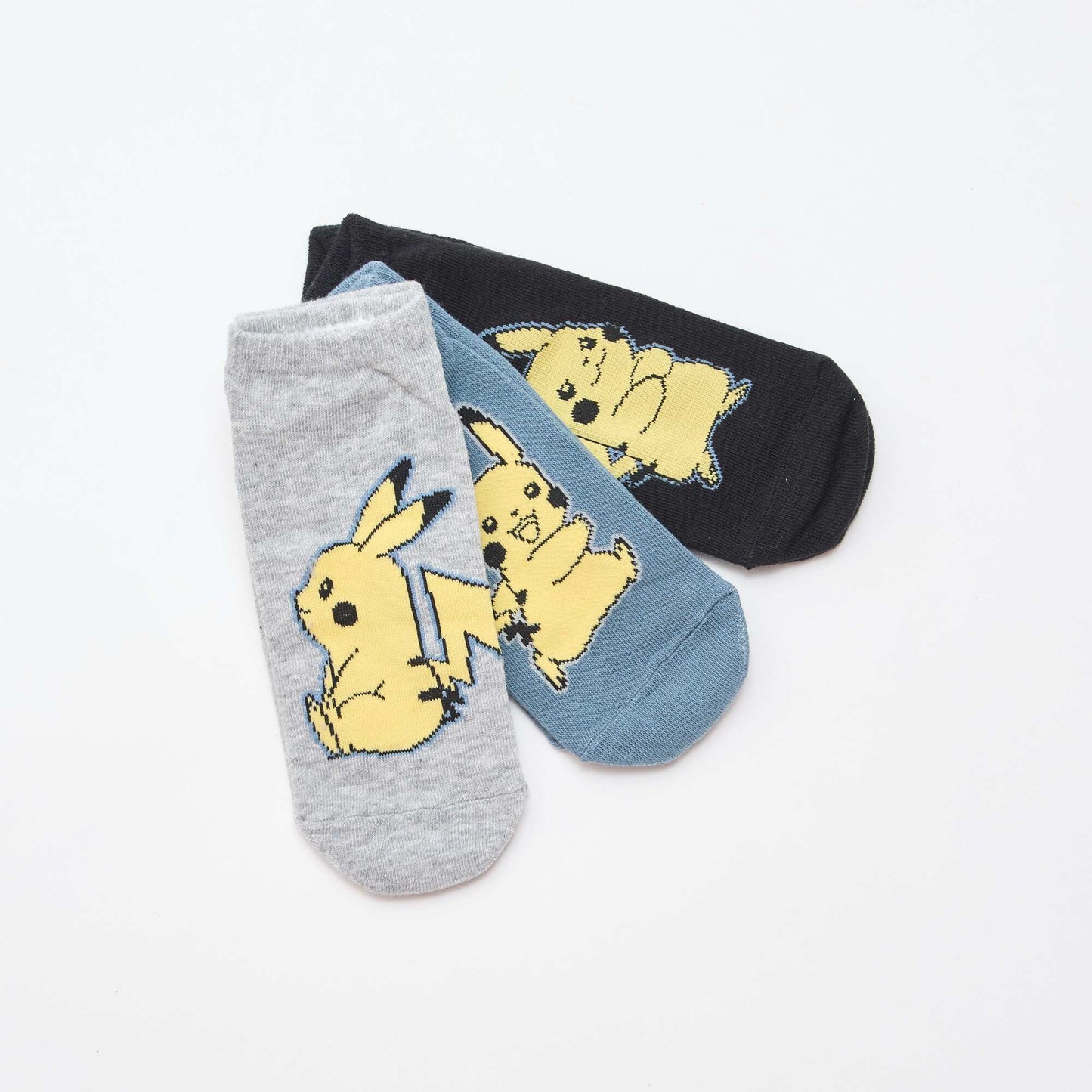 Lot de 3 paires de chaussettes 'Pokémon' BLEU