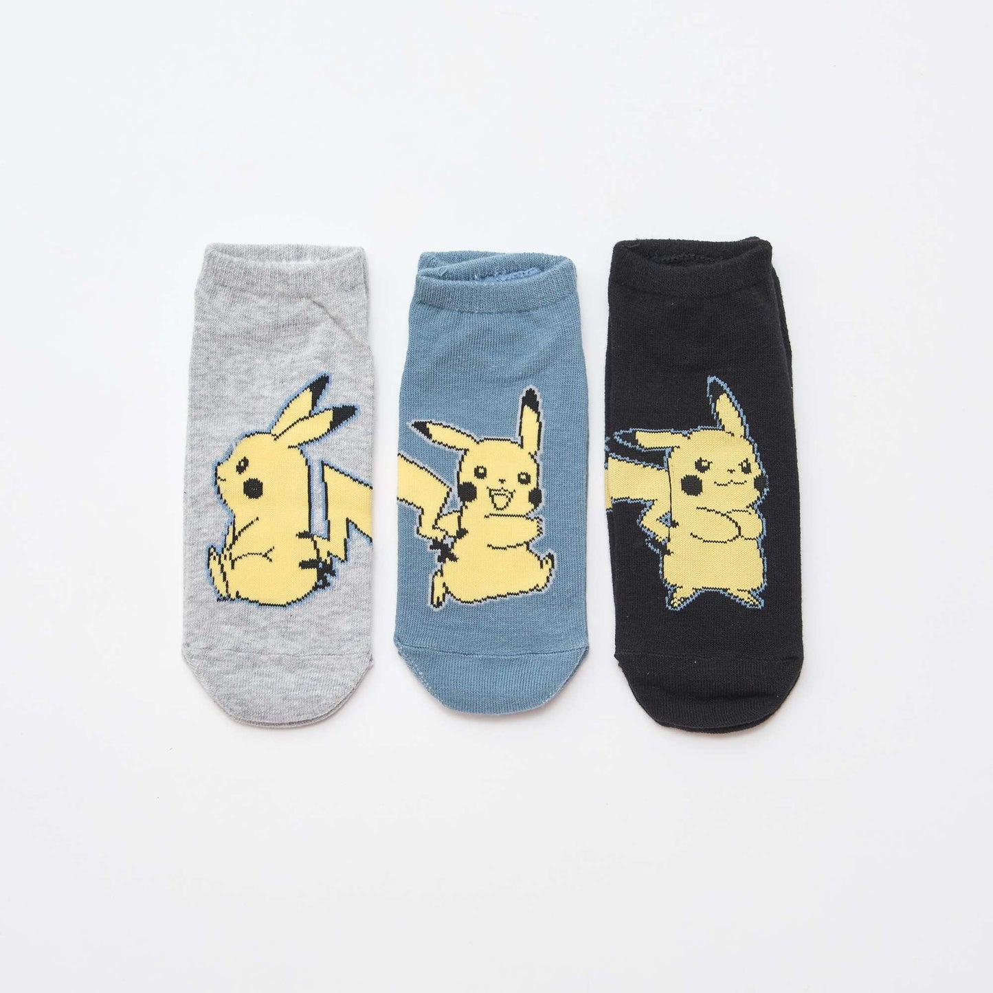 Lot de 3 paires de chaussettes 'Pokémon' BLEU