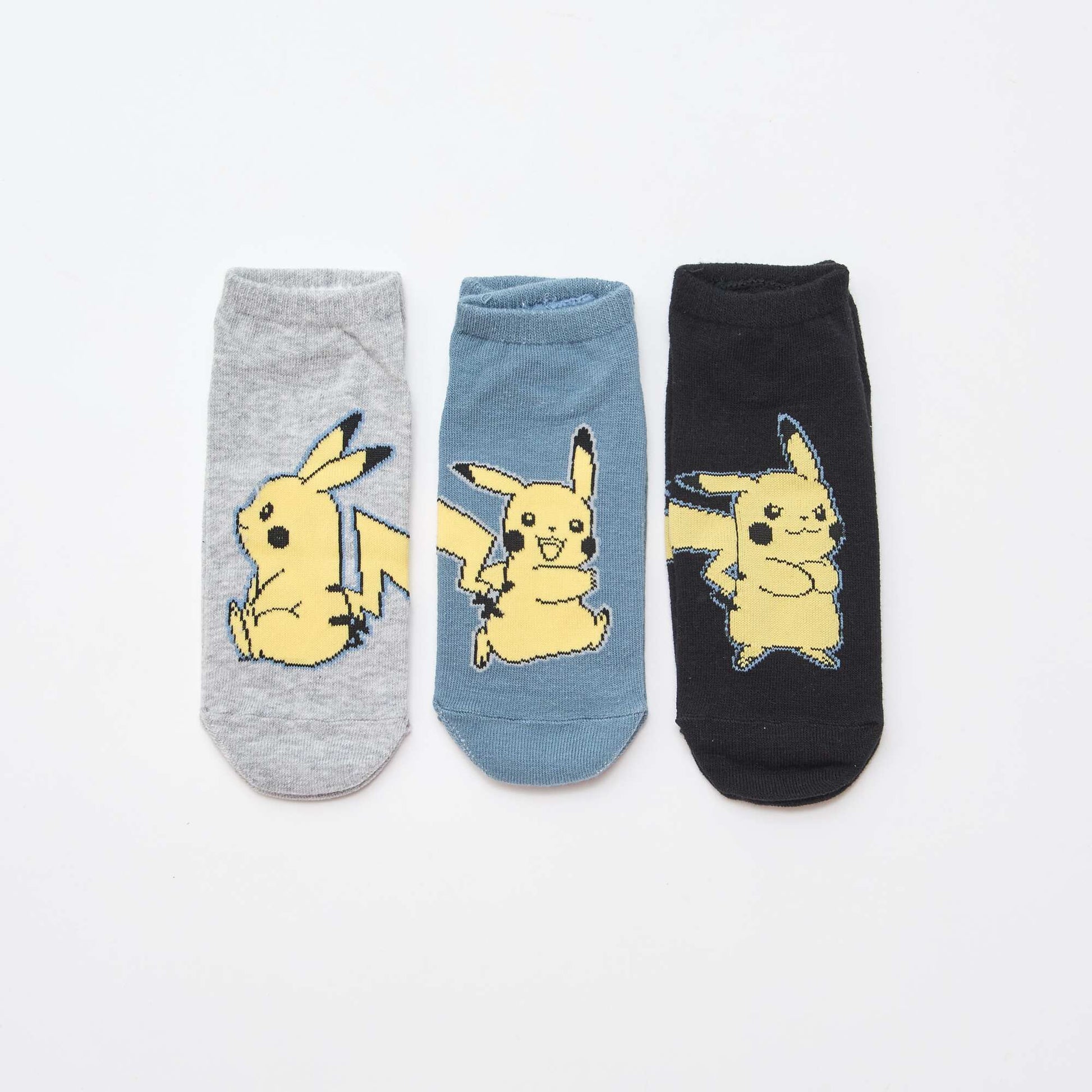 Lot de 3 paires de chaussettes 'Pokémon' BLEU