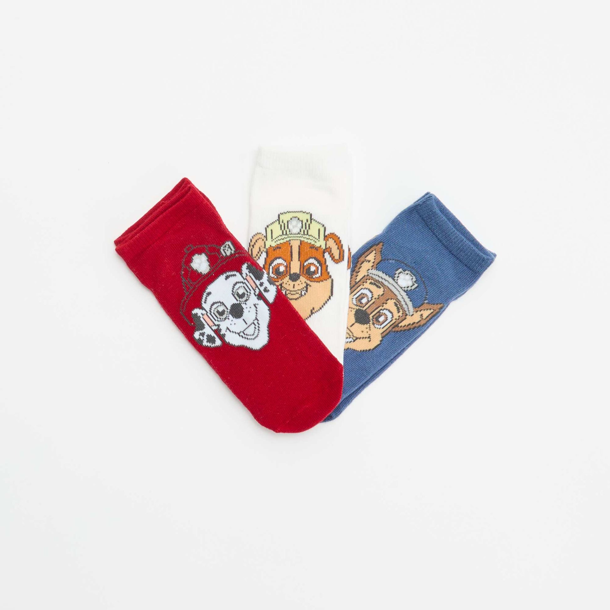 Lot de 3 chaussettes 'Pat'patrouille' BLEU