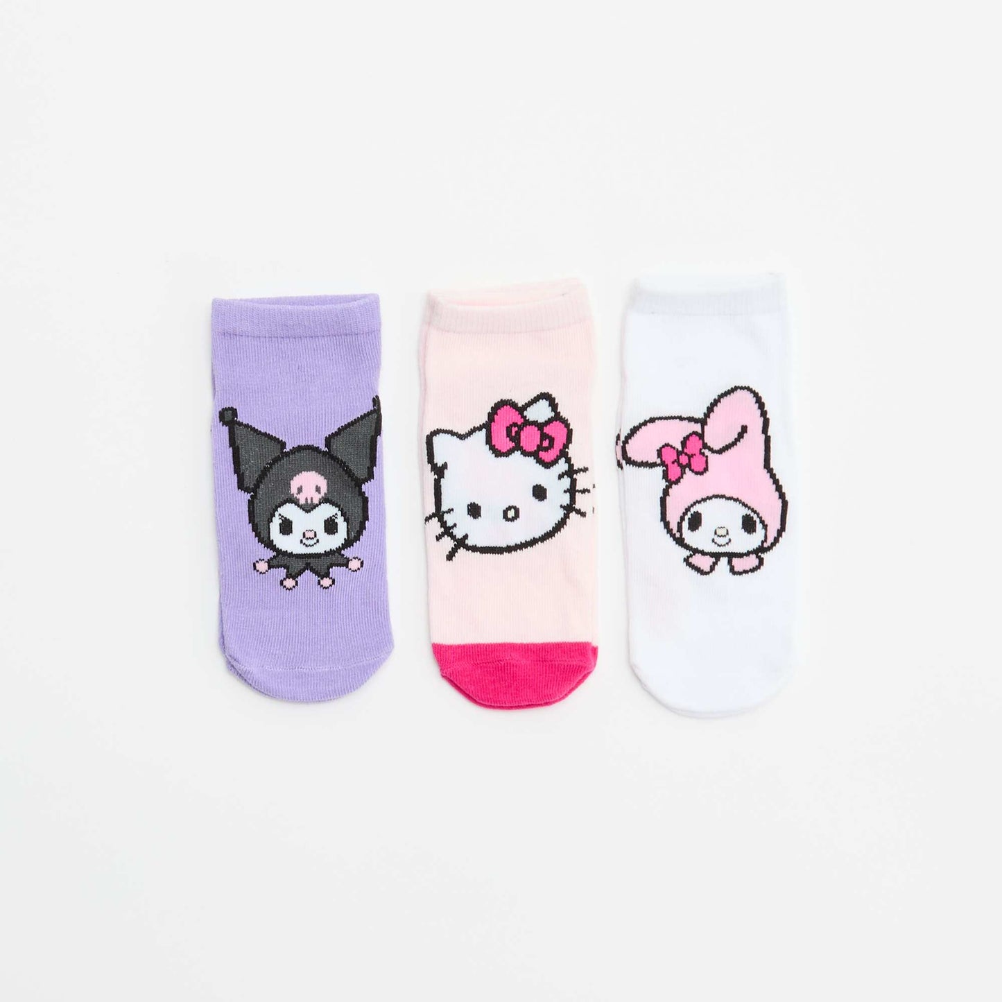 Lot de 3 paires de chaussettes 'Hello Kitty' ROSE