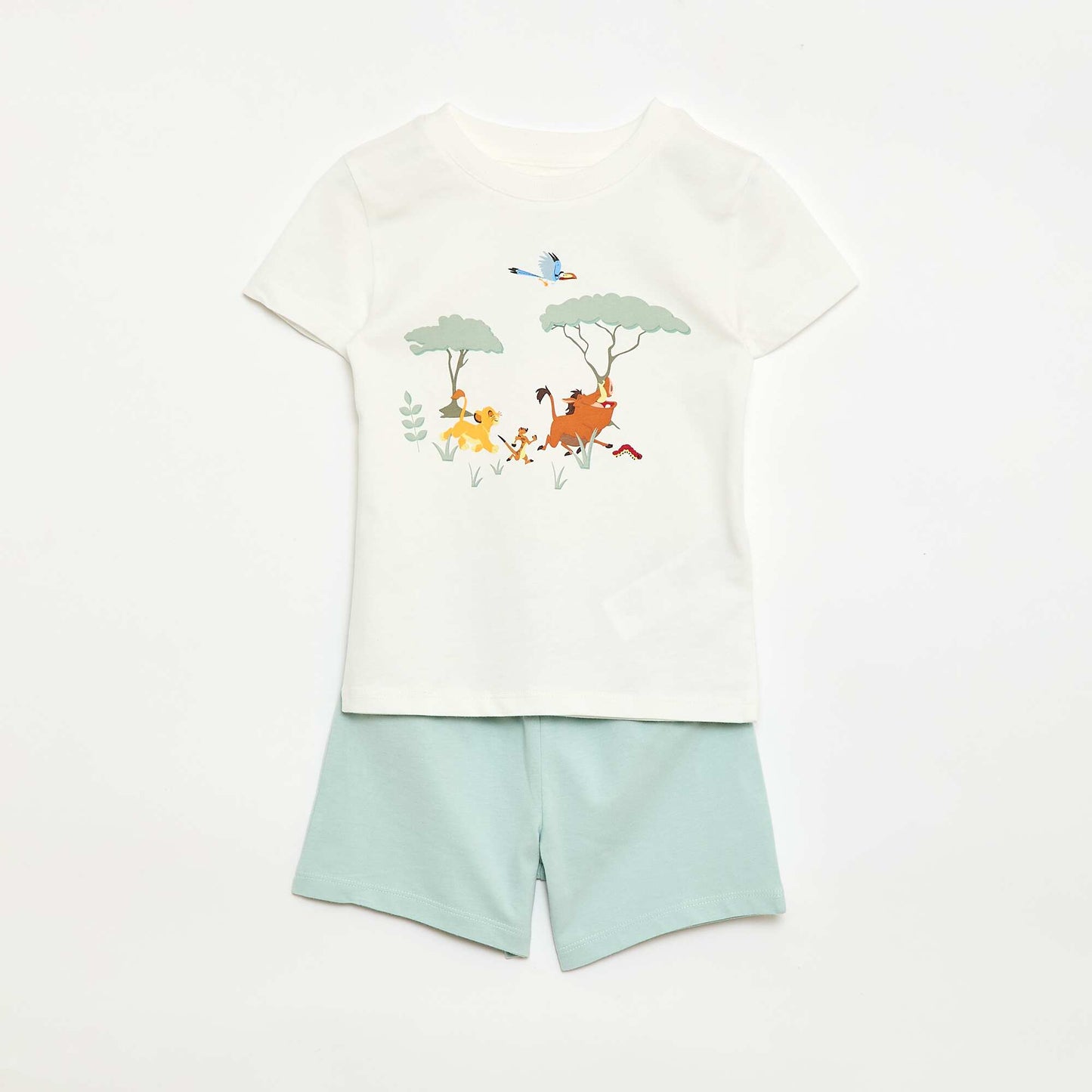 Ensemble Pyjama T-shirt + short 'Disney' - 2 pièces BLANC