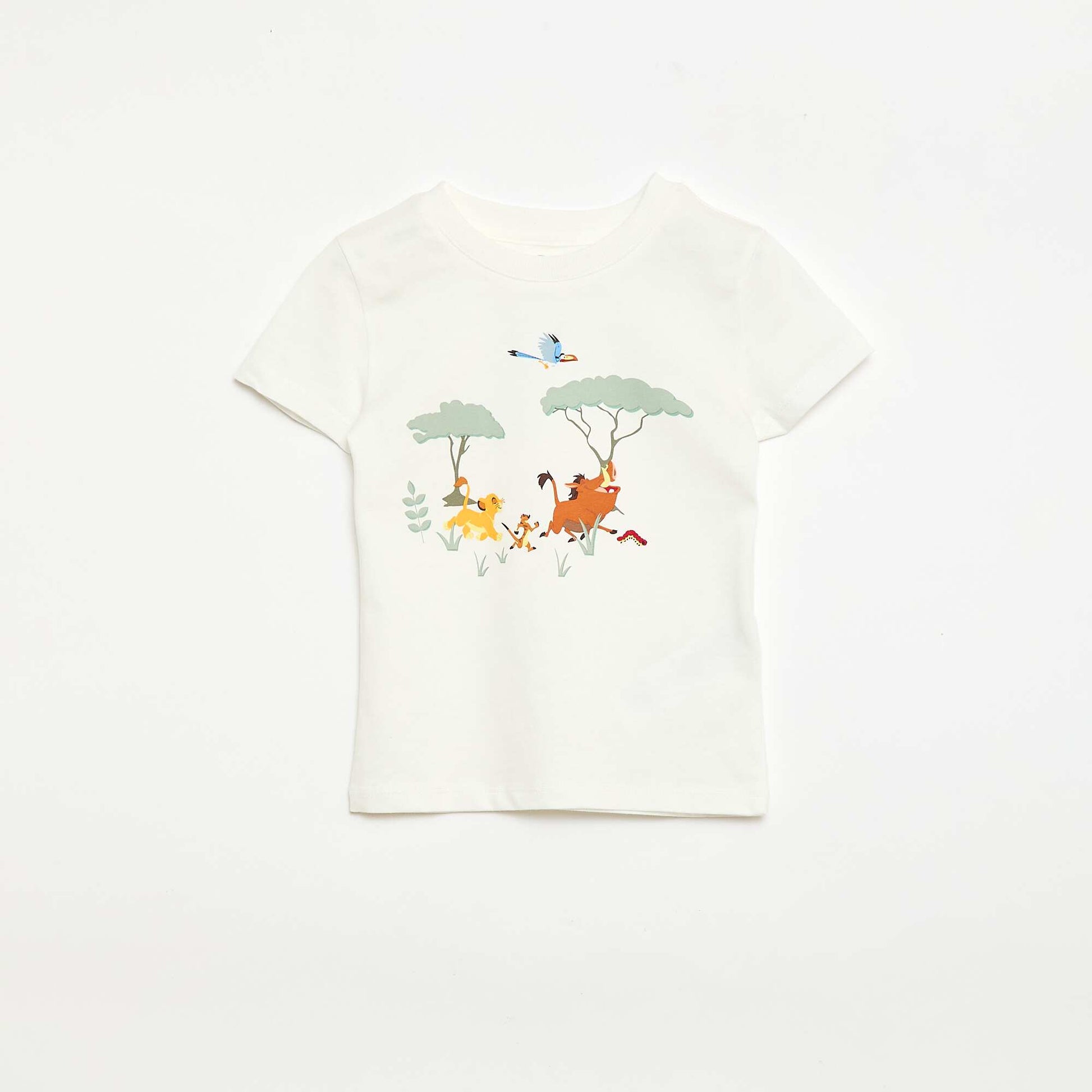 Ensemble Pyjama T-shirt + short 'Disney' - 2 pièces BLANC