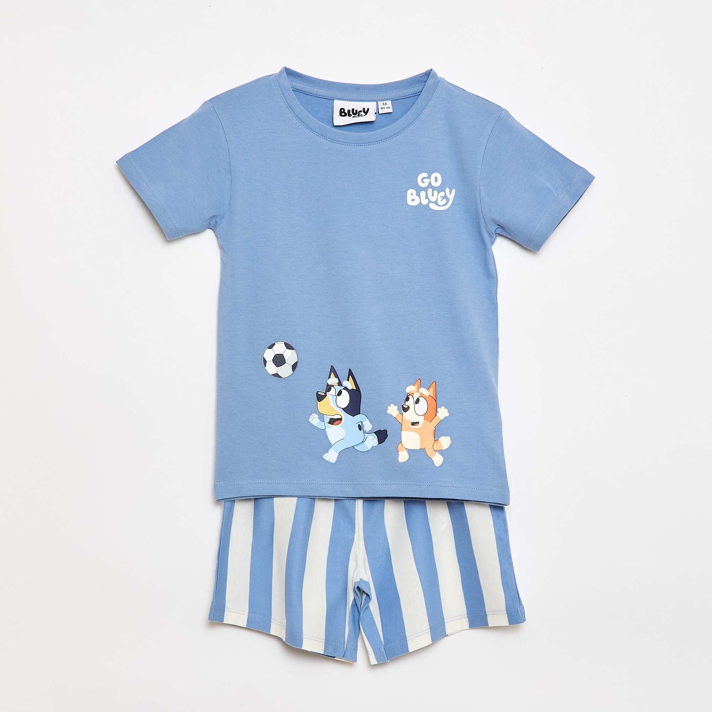 Pyjama court t-shirt + short 'Bluey'- 2 pièces BLEU