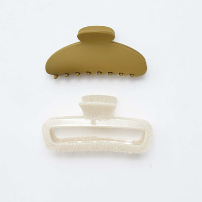Lot de 2 pinces crabe VERT