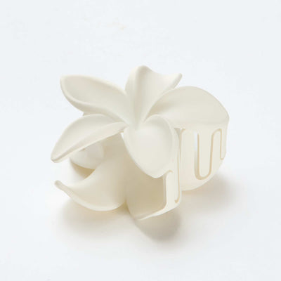 Grande pince crabe forme fleur BLANC