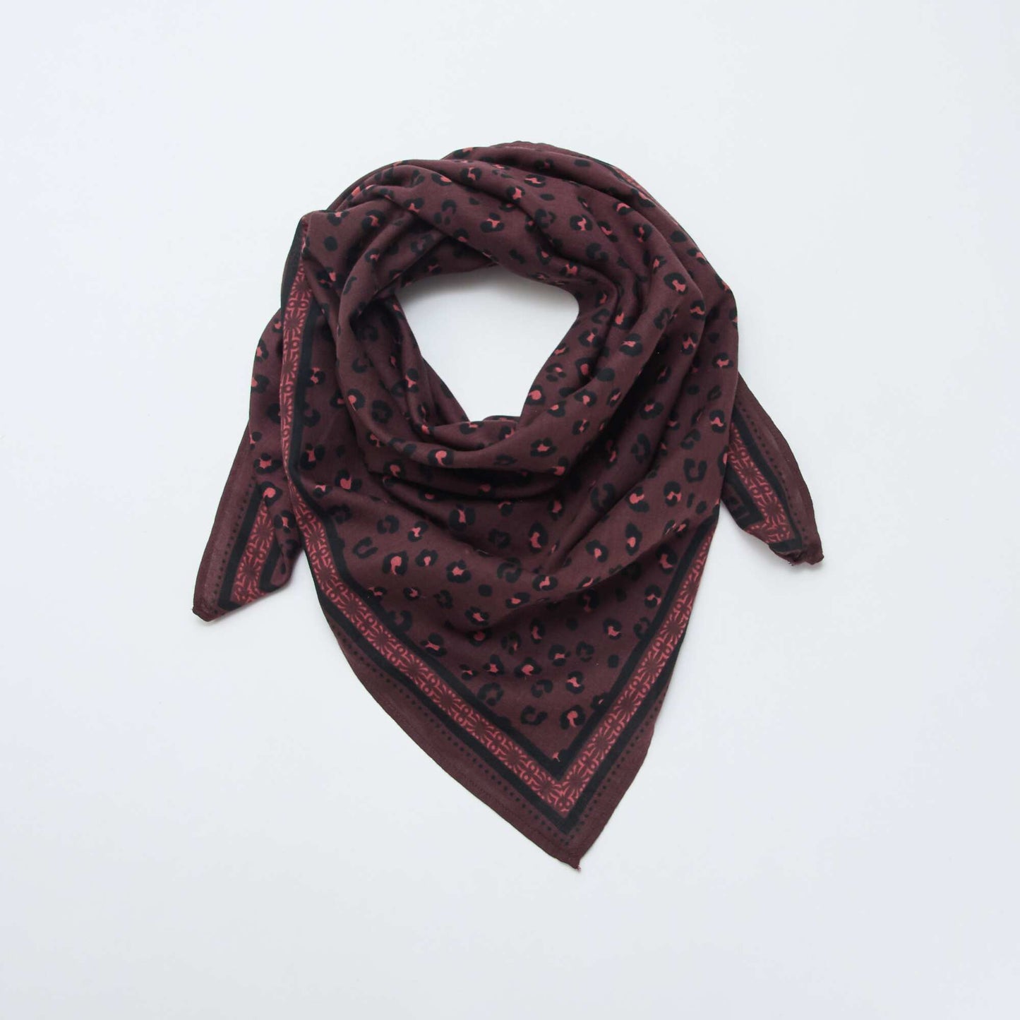 Foulard à motifs India VIOLET