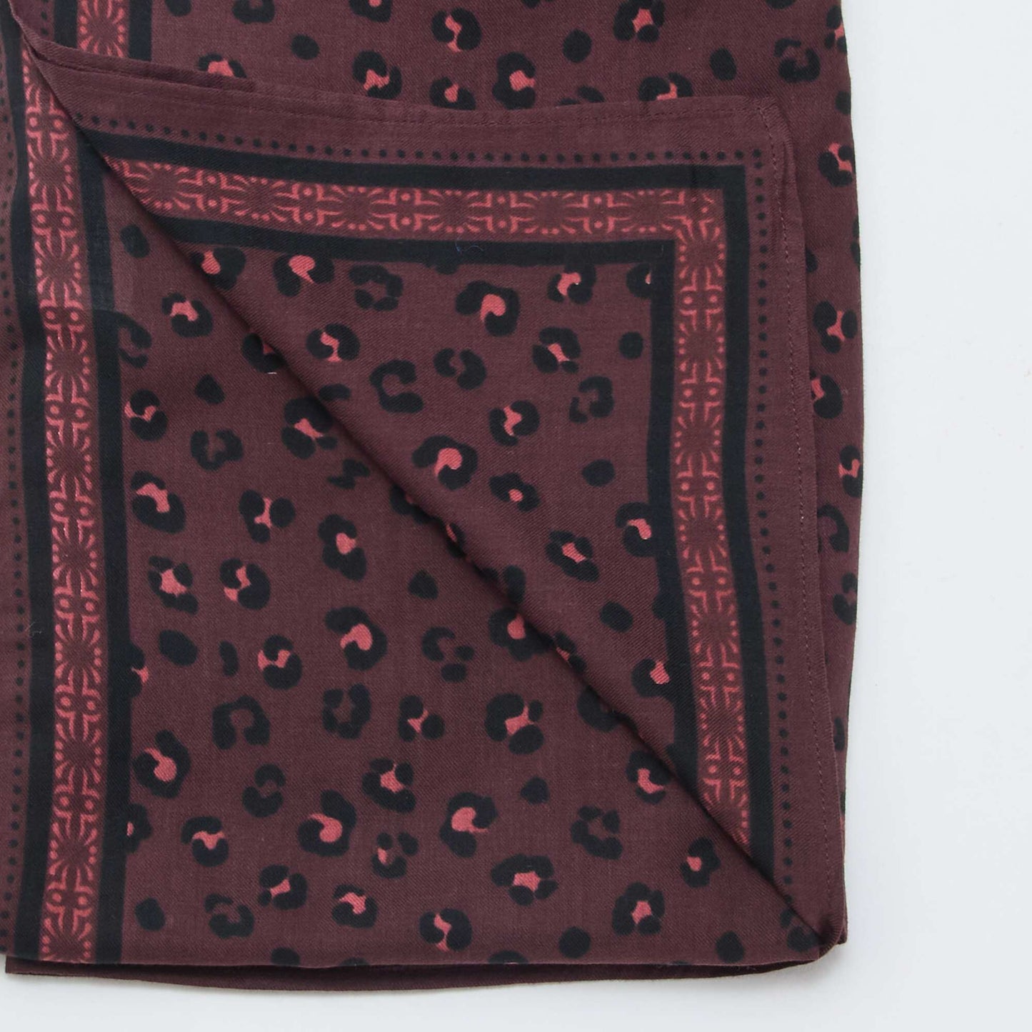 Foulard à motifs India VIOLET