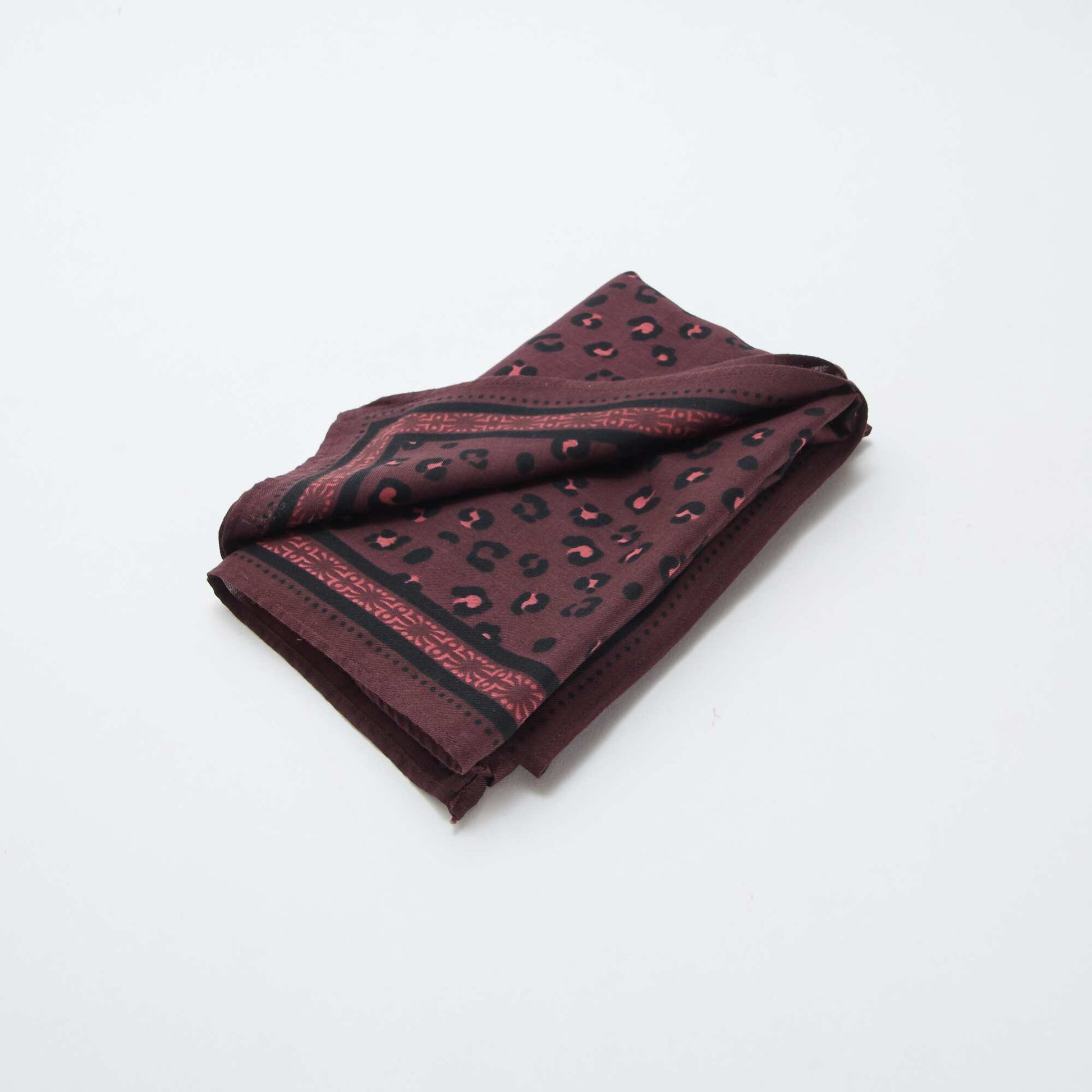 Foulard à motifs India VIOLET
