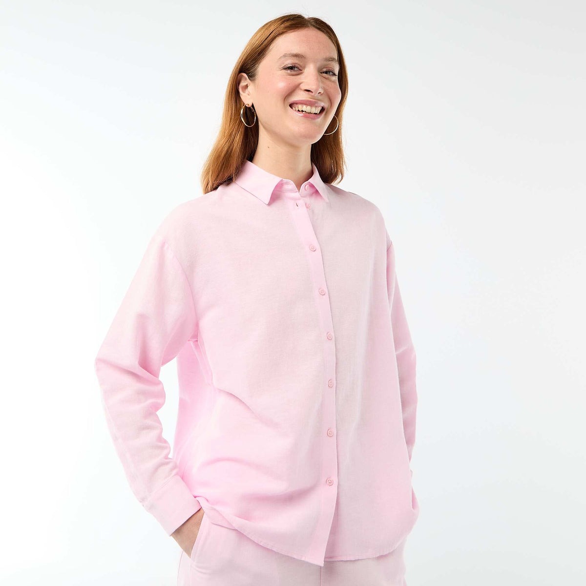 Chemise en lin mélangé ROSE