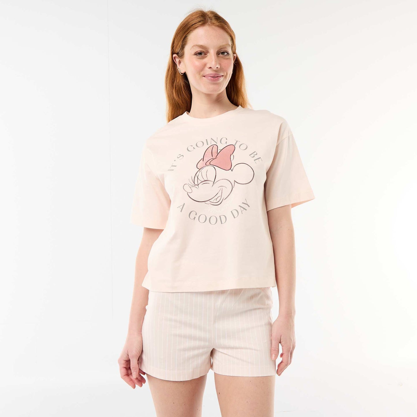 Pyjama short imprimé 'Minnie' - 2 pièces ROSE