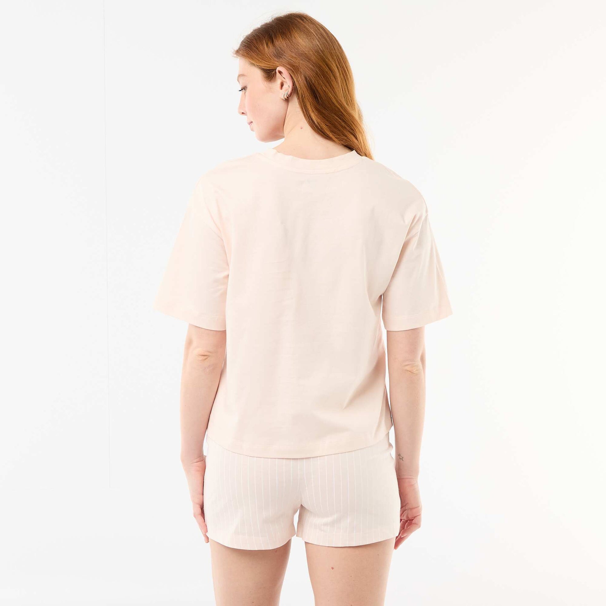 Pyjama short imprimé 'Minnie' - 2 pièces ROSE