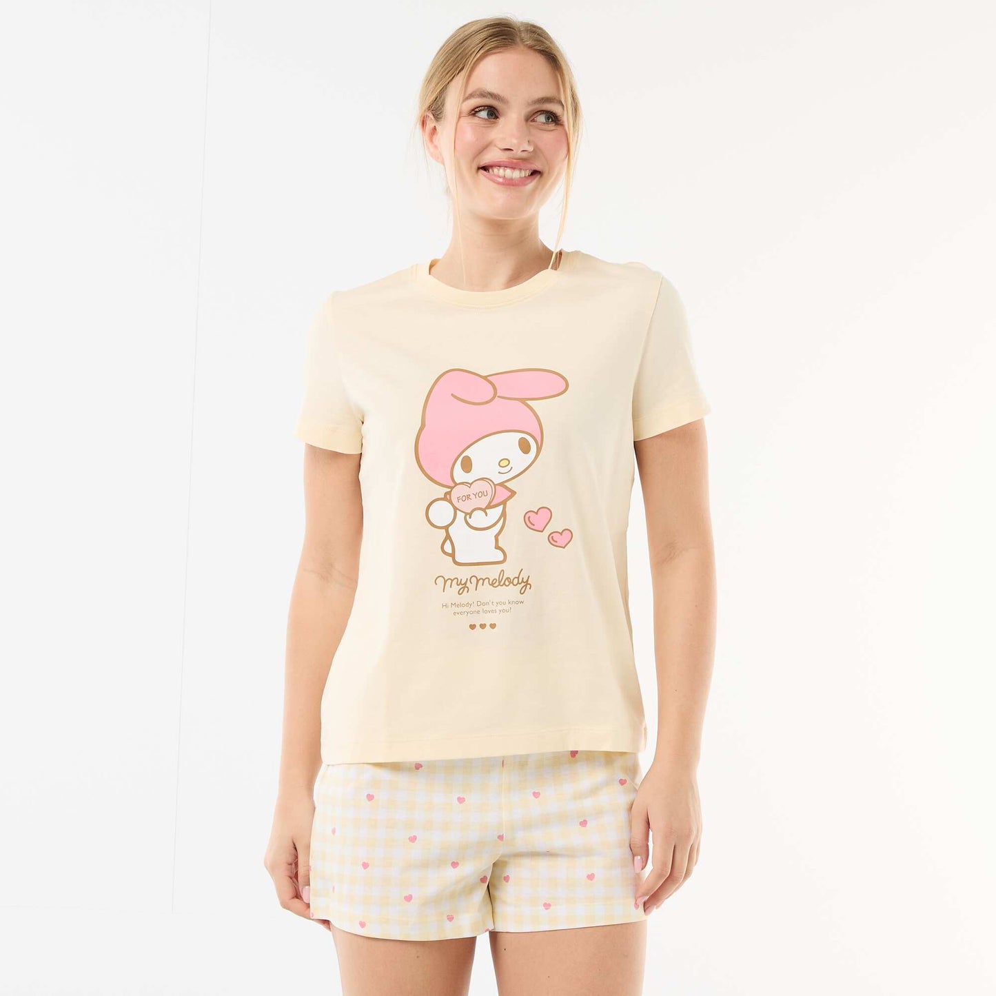Pyjama short 'My Melody' - 2 pièces JAUNE