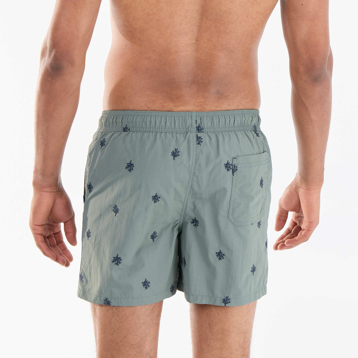 Bermuda de bain à motif VERT