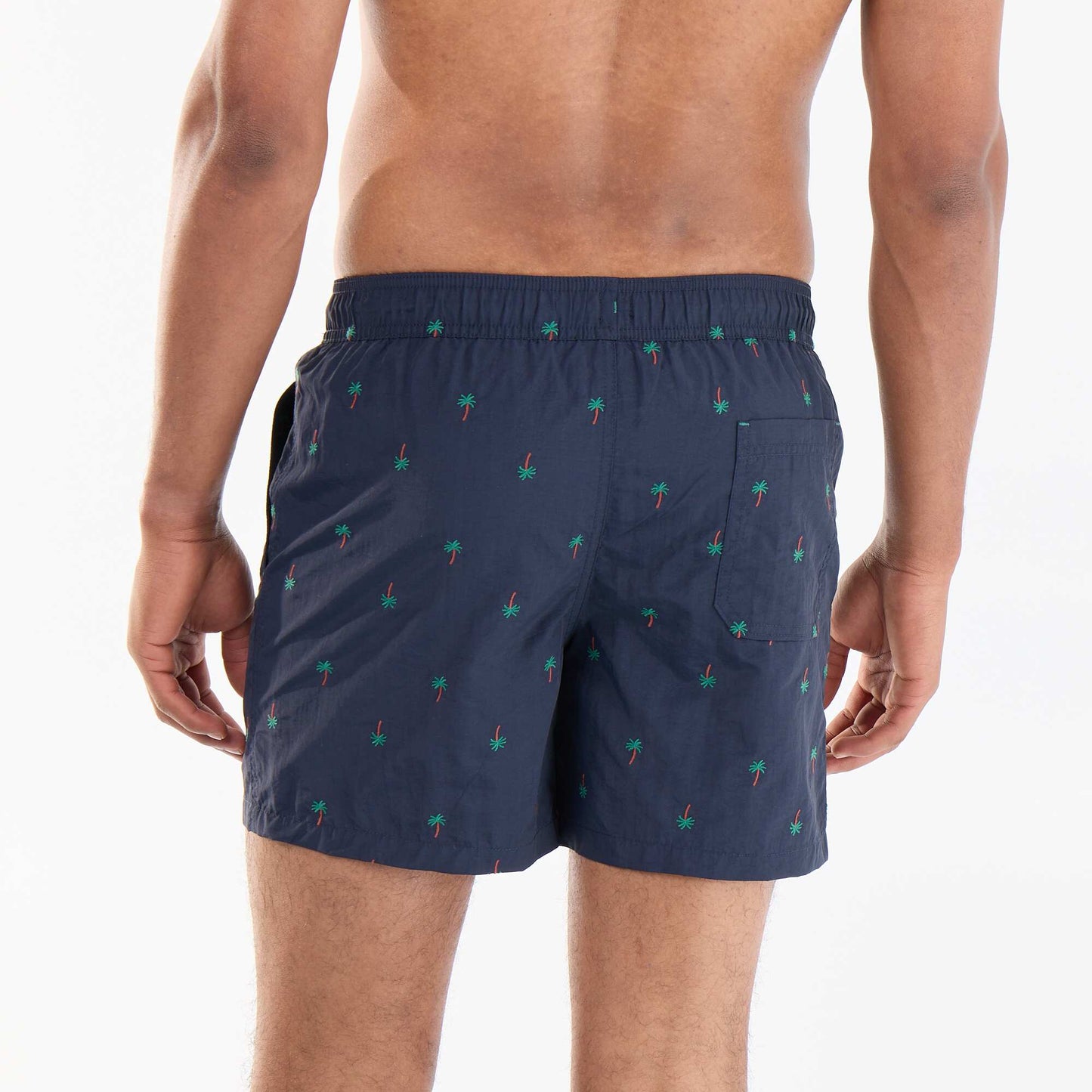 Bermuda de bain à motif BLEU