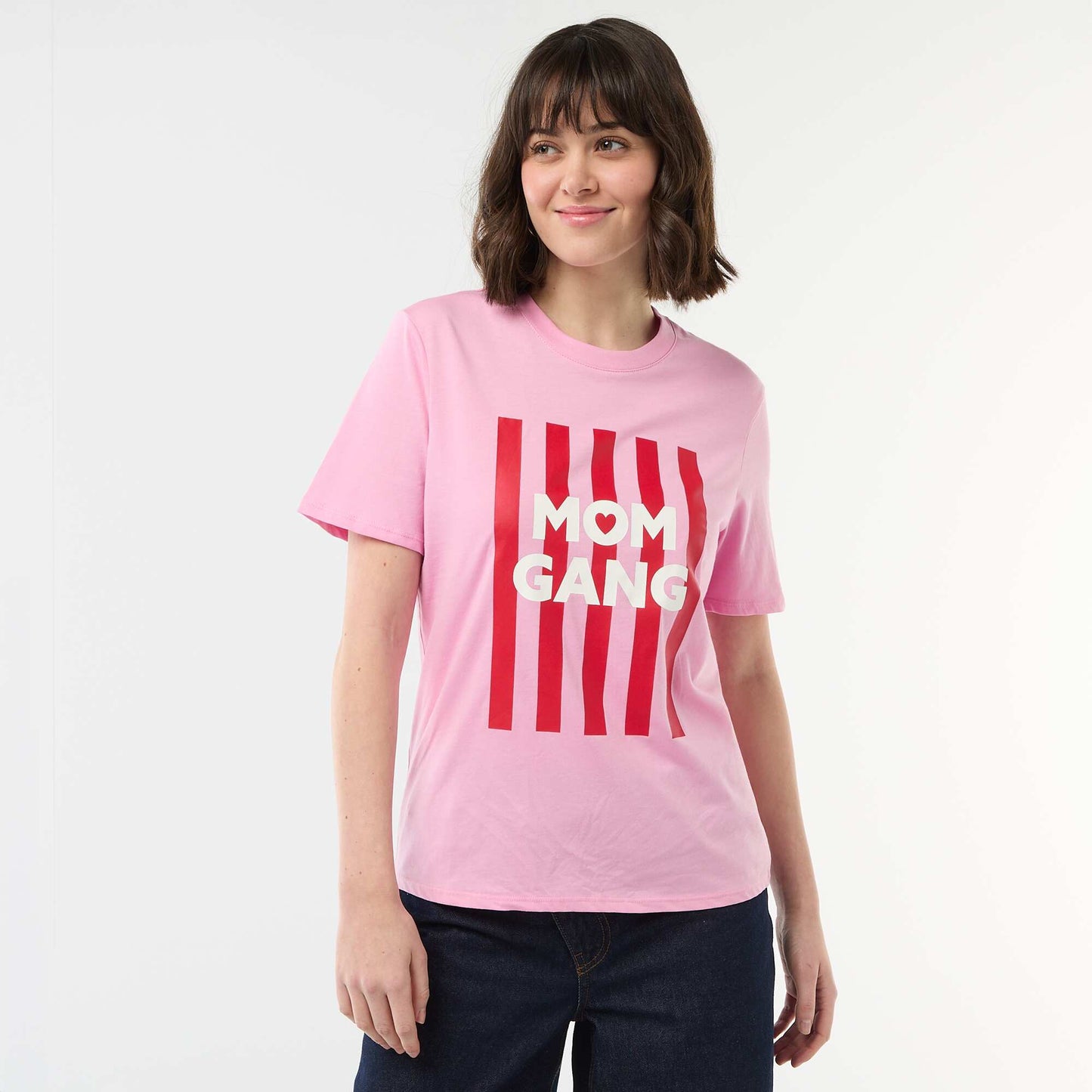 T-shirt 'fête des mères' manches courtes ROSE