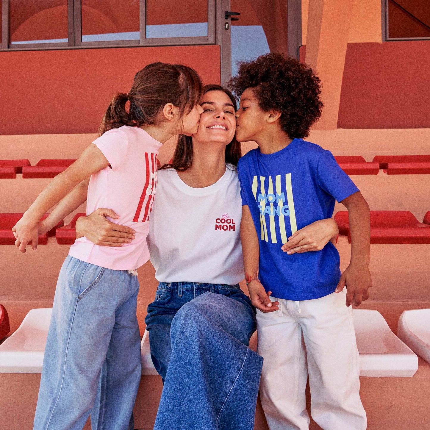 T-shirt 'fête des mères' manches courtes BLANC