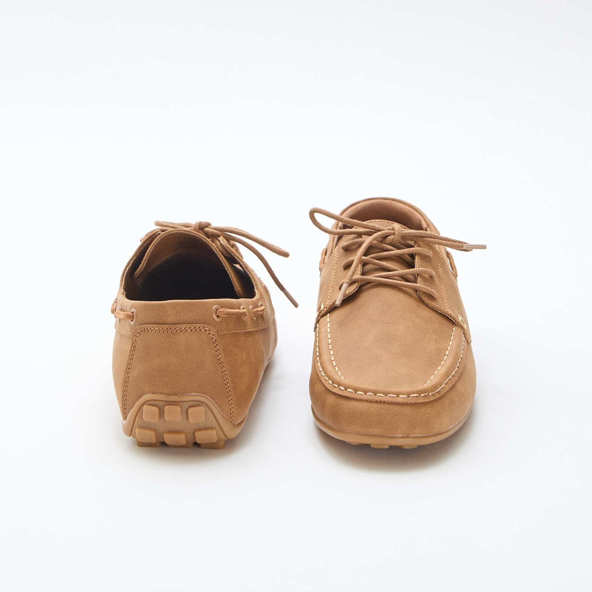 Paire de mocassin bateau unie MARRON