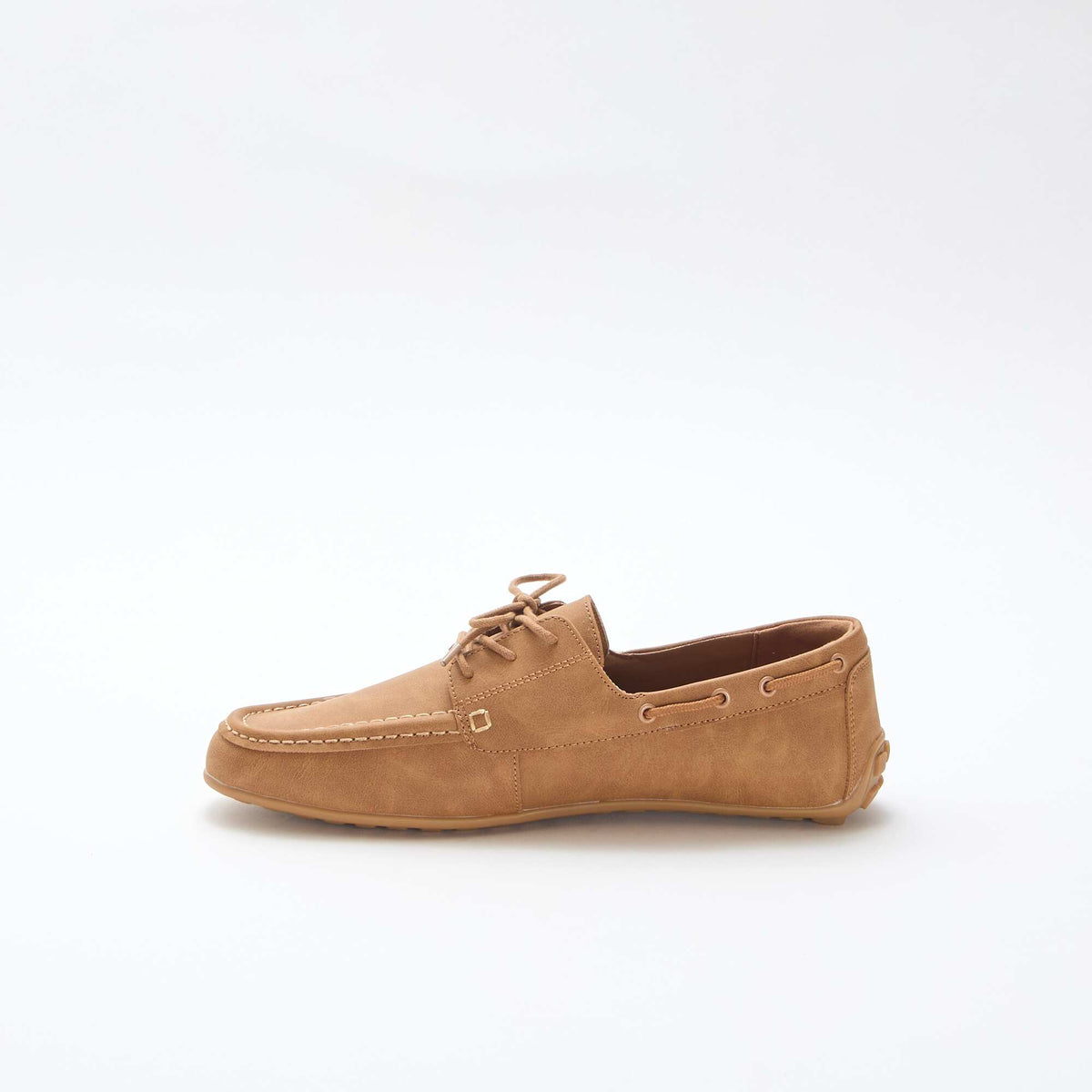 Paire de mocassin bateau unie MARRON