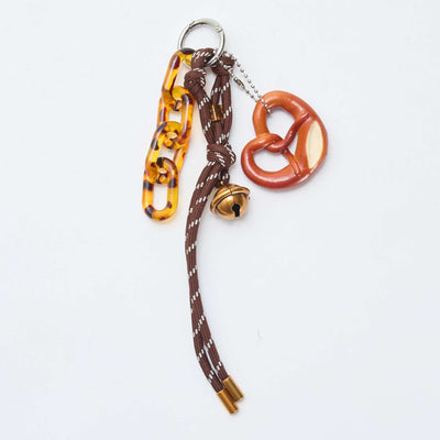 Porte-clefs charms MARRON