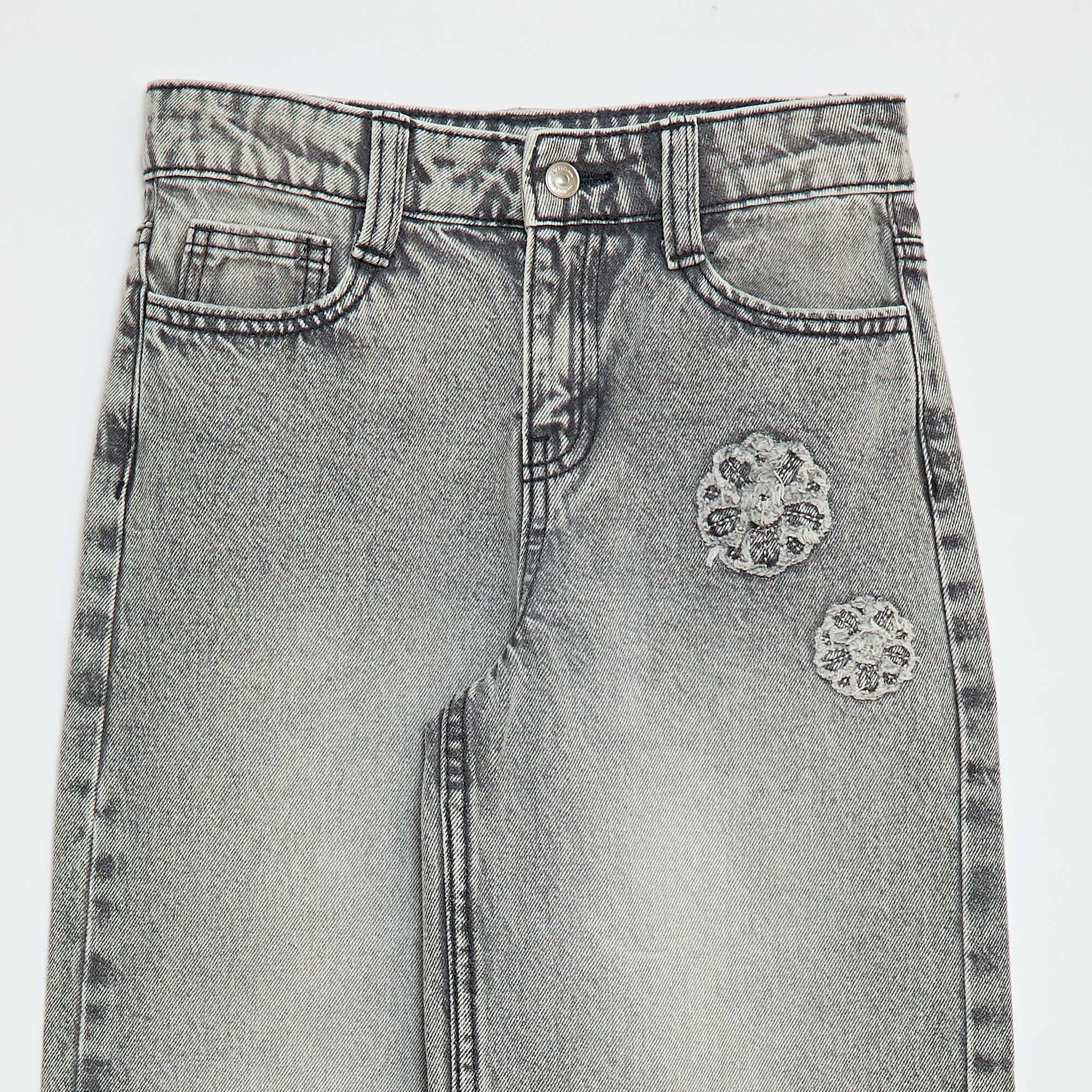 Pantalon en denim GRIS