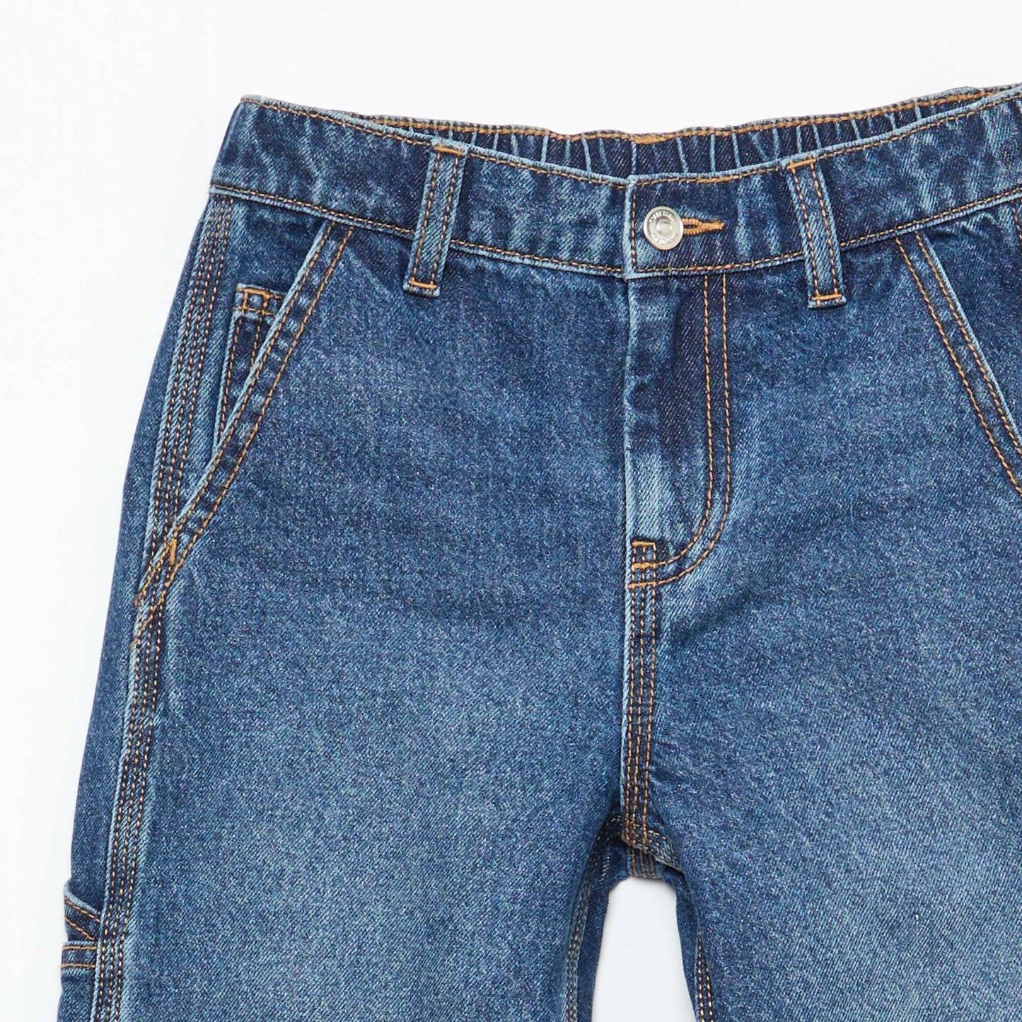 Jean loose à grandes poches BLEU