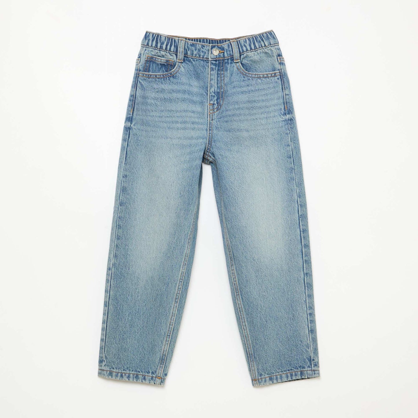Pantalon en jean coupe confortable BLEU