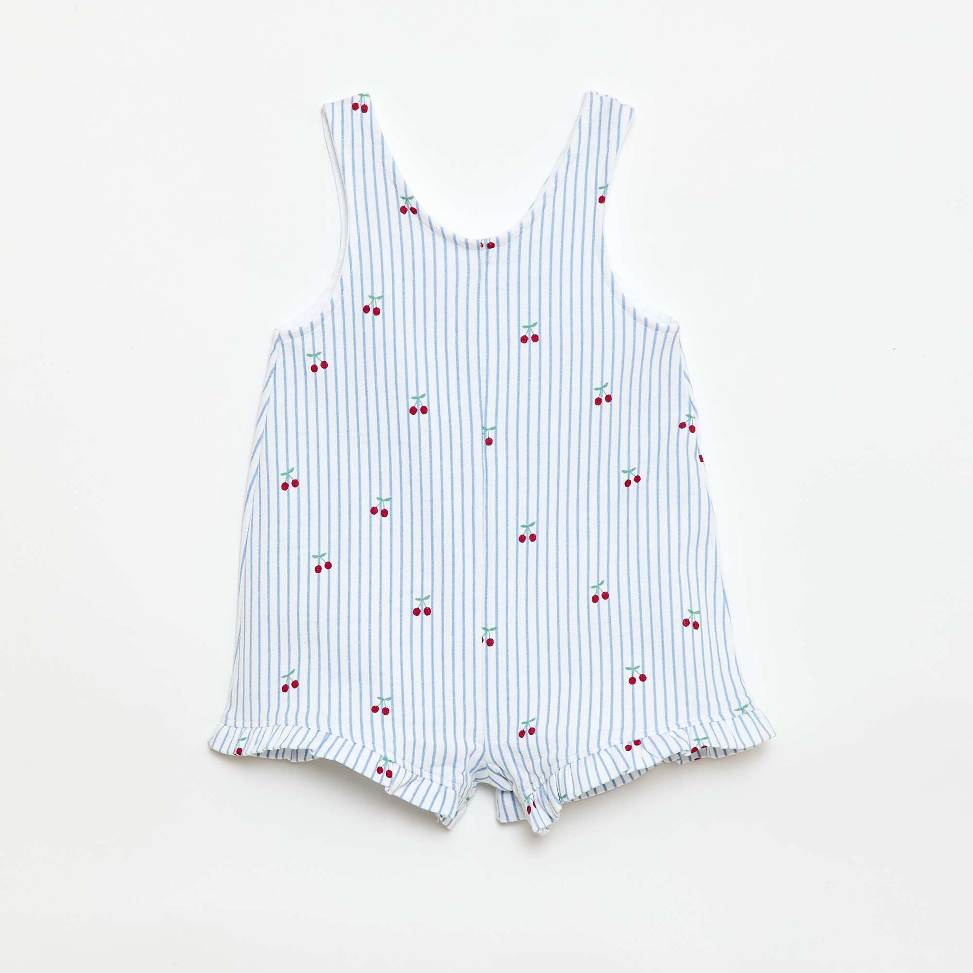Ensemble 2 pièces T-shirt + combishort BLANC