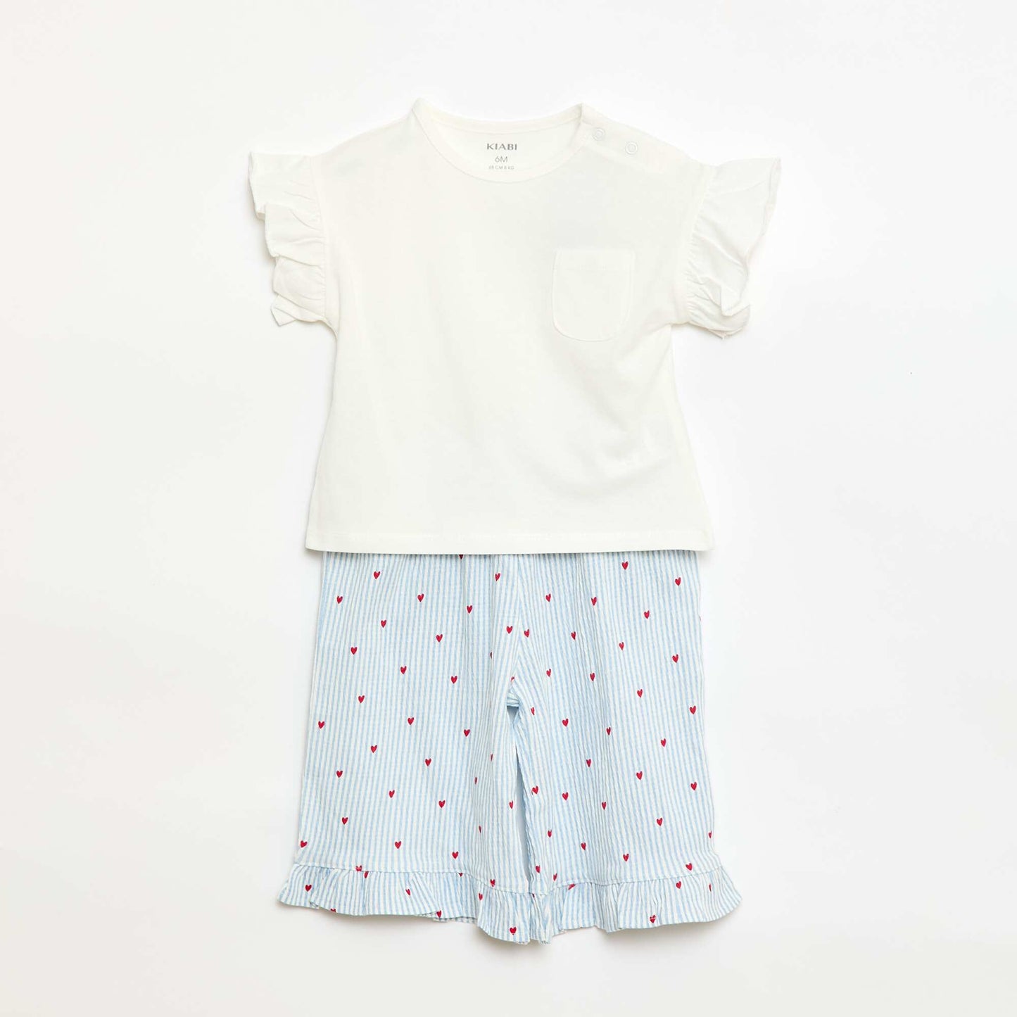 Ensemble t-shirt + pantalon - 2 poches BLEU