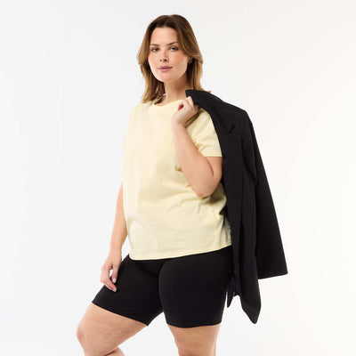 Short cycliste uni NOIR