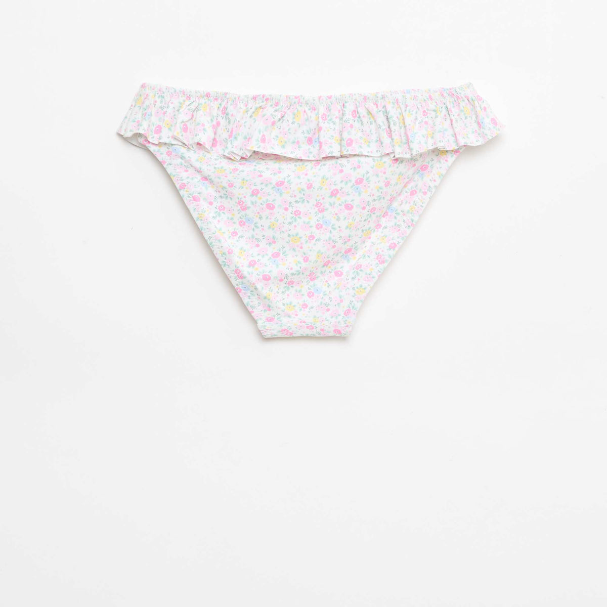 Maillot de bain smock fleuri - 2 pièces BLANC