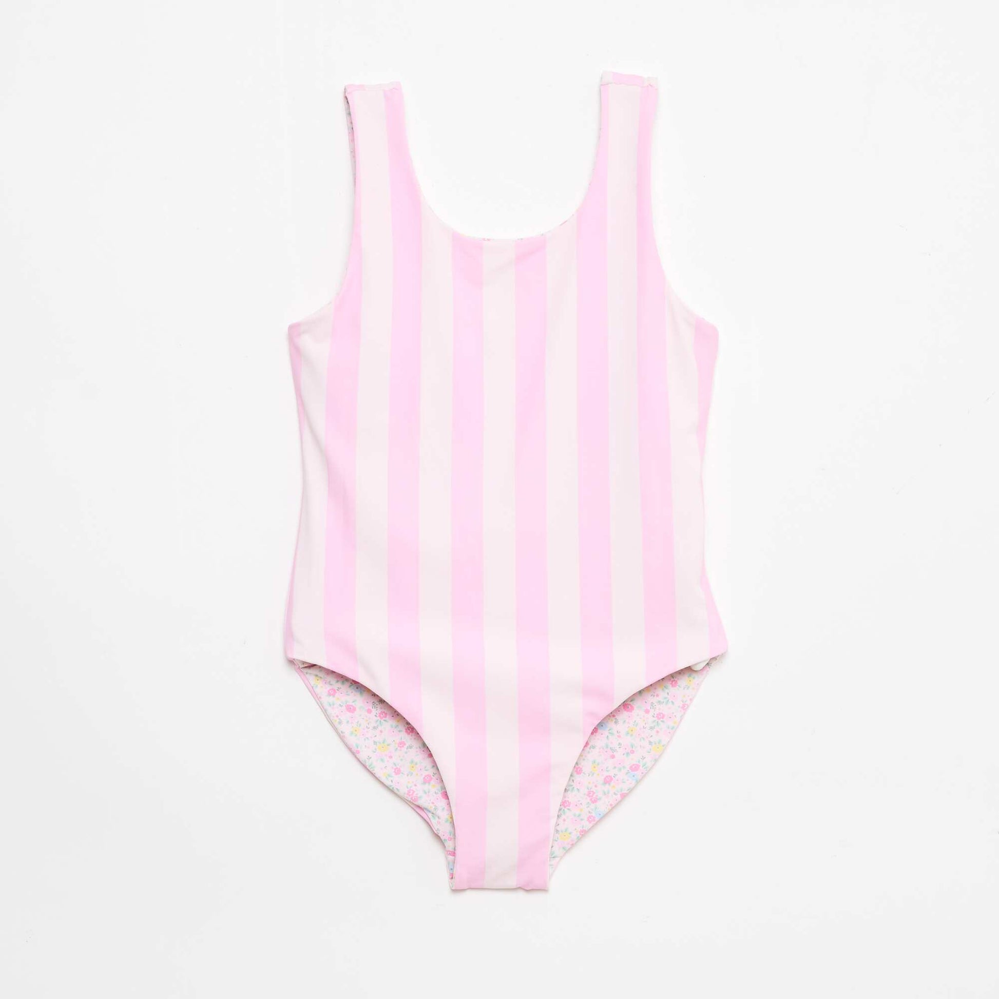 Maillot de bain 1 pièce réversible ROSE