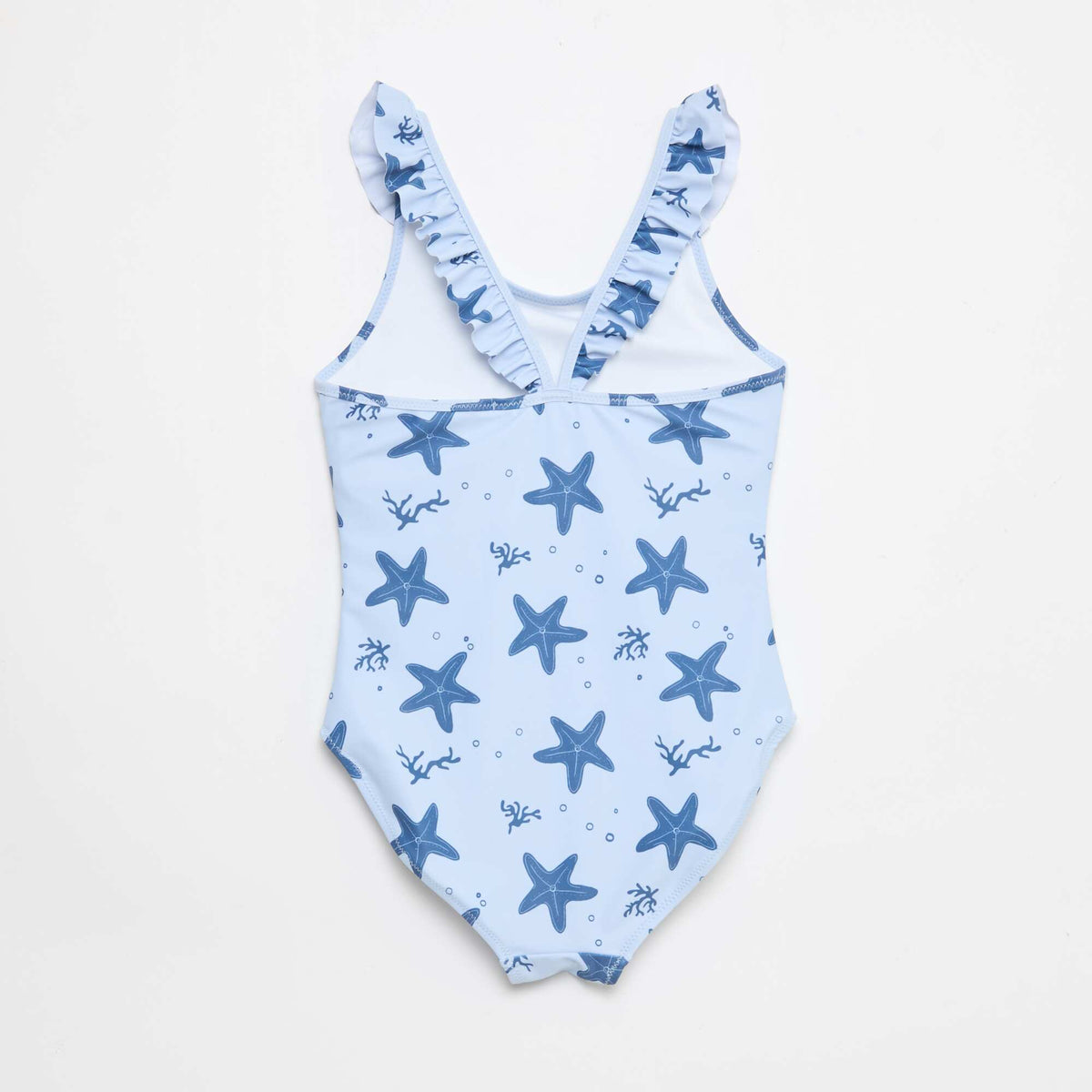 Maillot de bain motif all-over tropique BLEU