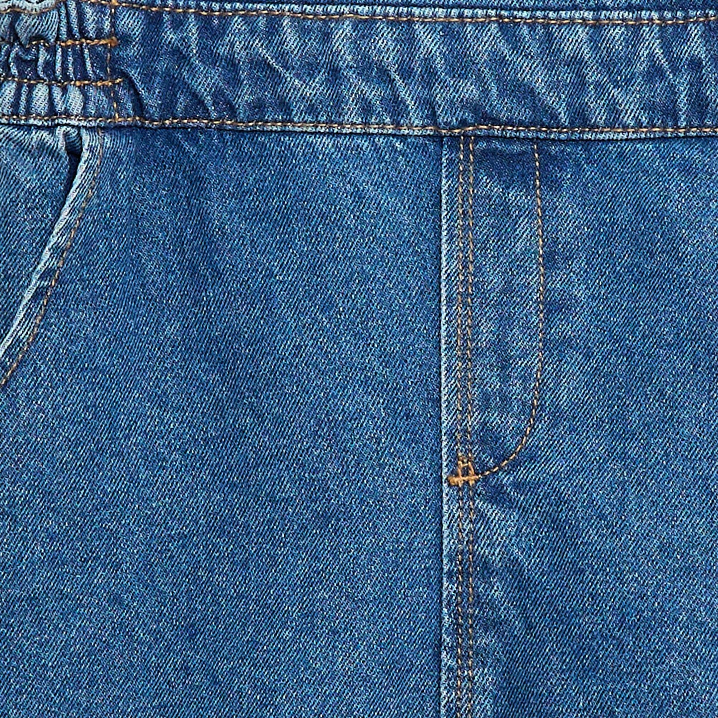 Salopette en jean avec volants BLEU