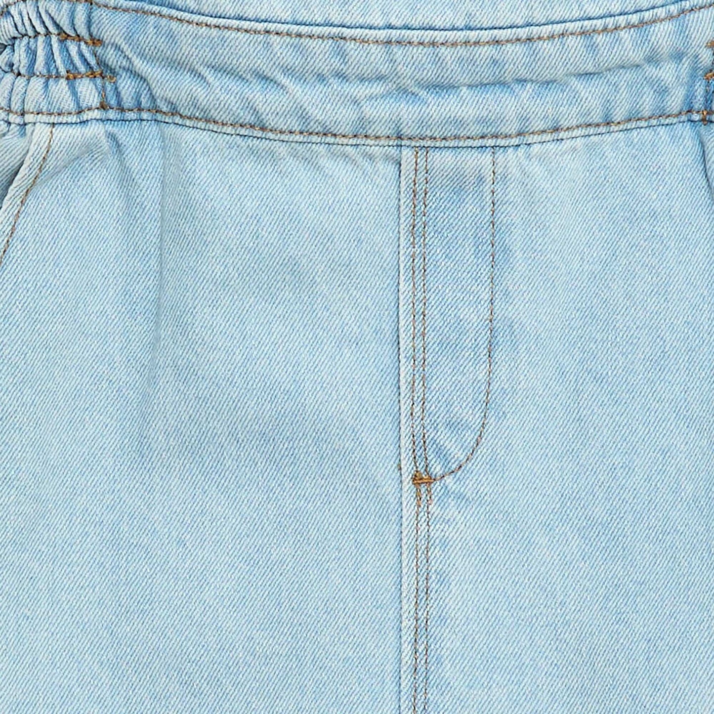 Salopette en jean avec volants BLEU
