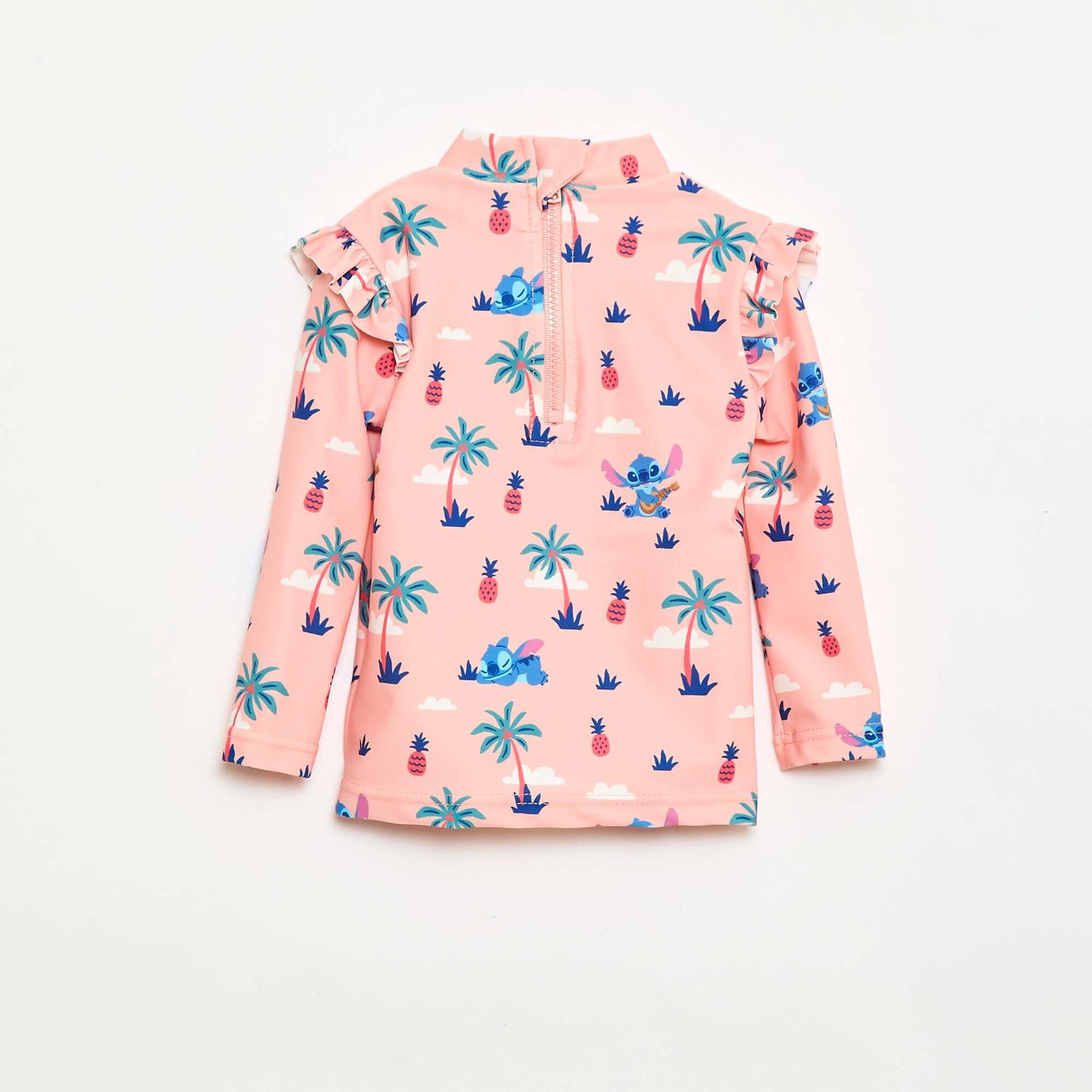 T-shirt de bain 'Stich' 'Disney' avec volants ORANGE