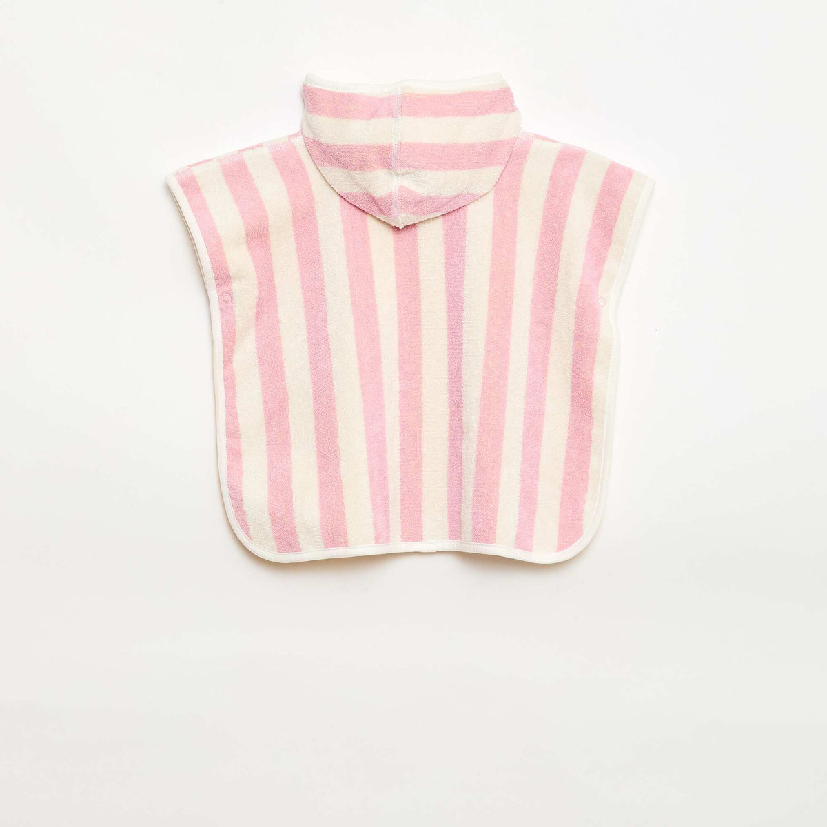 Cape de bain réversible en éponge ROSE