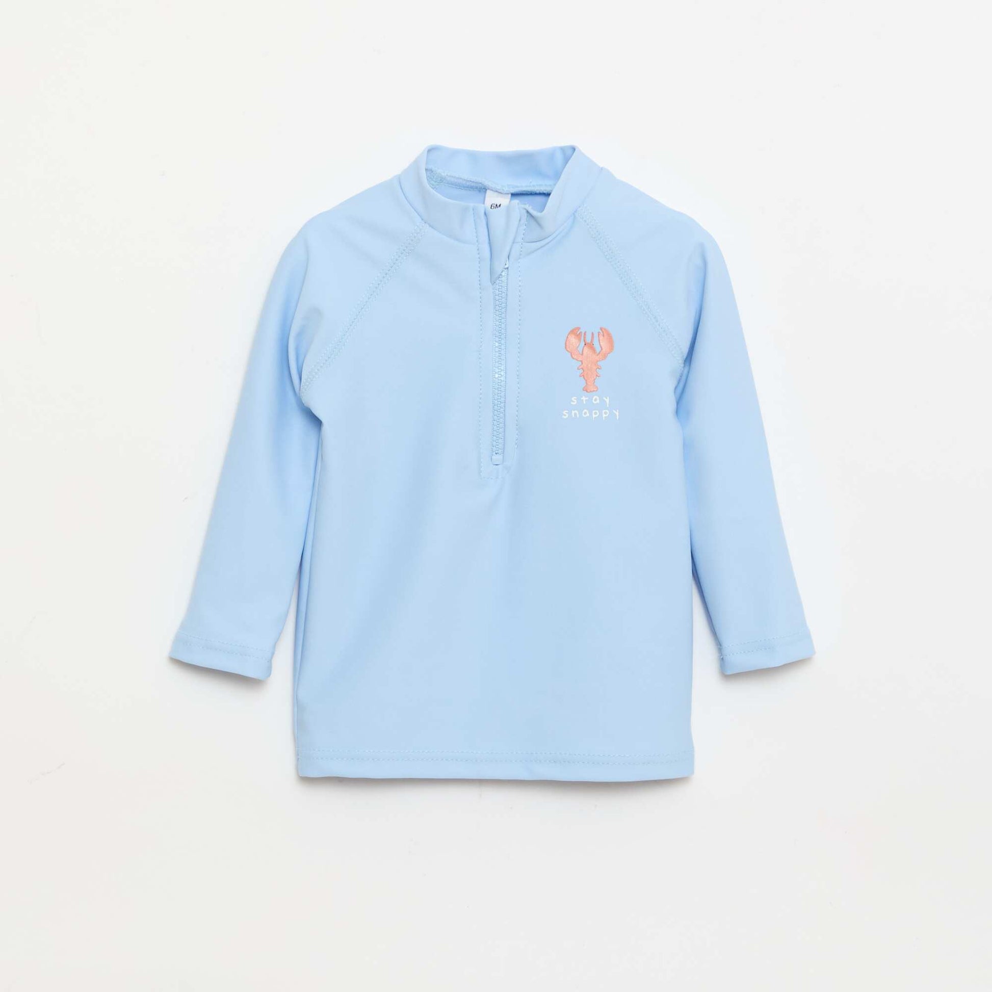 T-shirt de bain à manches longues BLEU
