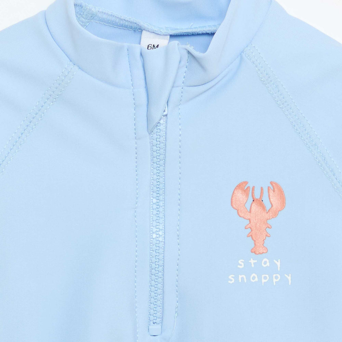 T-shirt de bain à manches longues BLEU