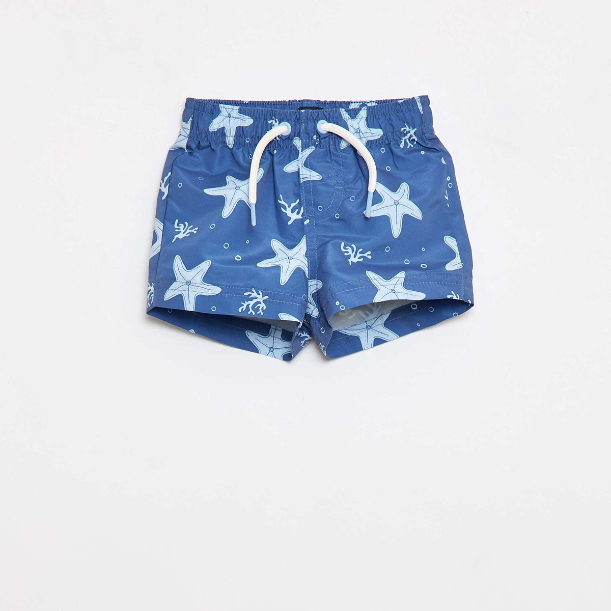 Short de bain à motifs BLEU