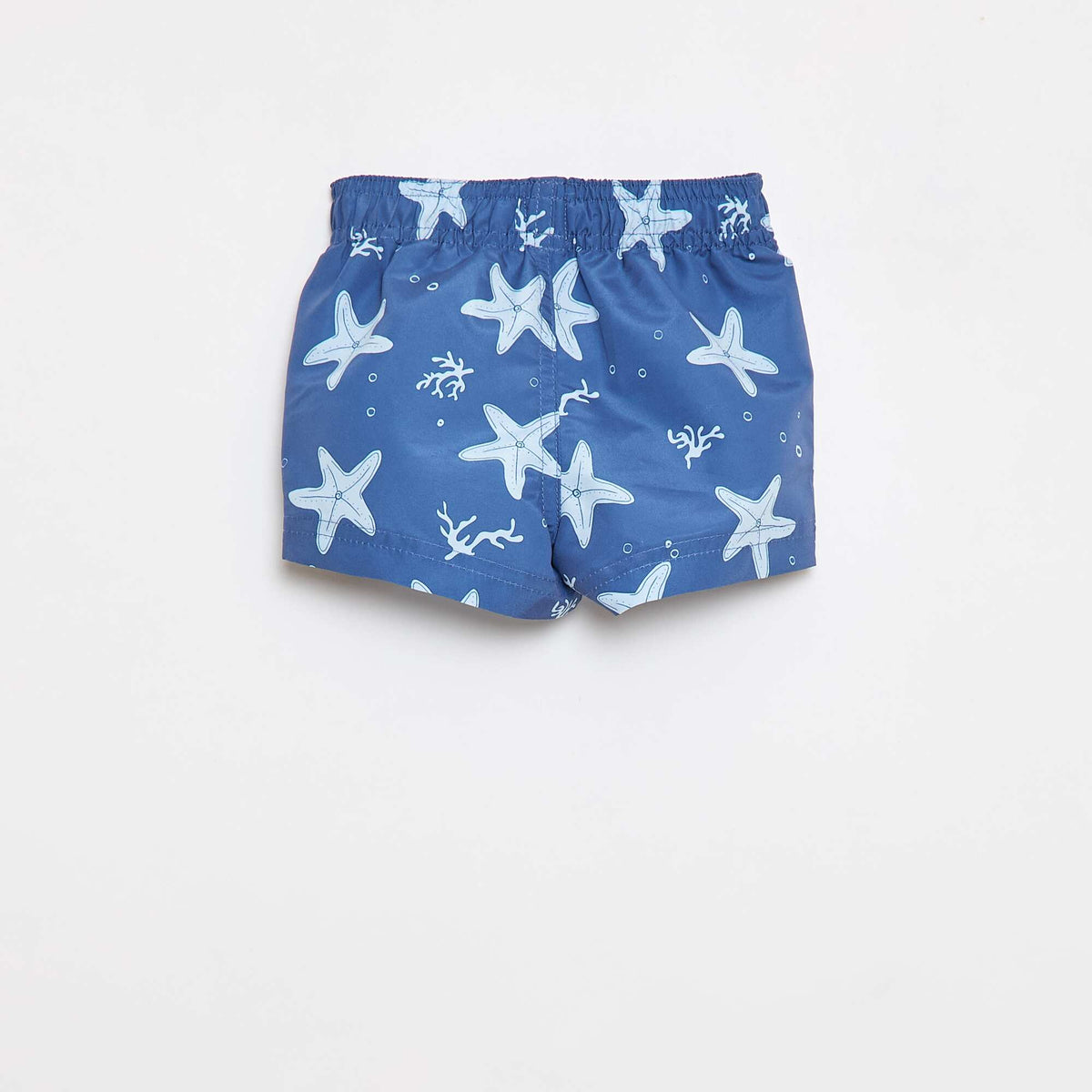 Short de bain à motifs BLEU