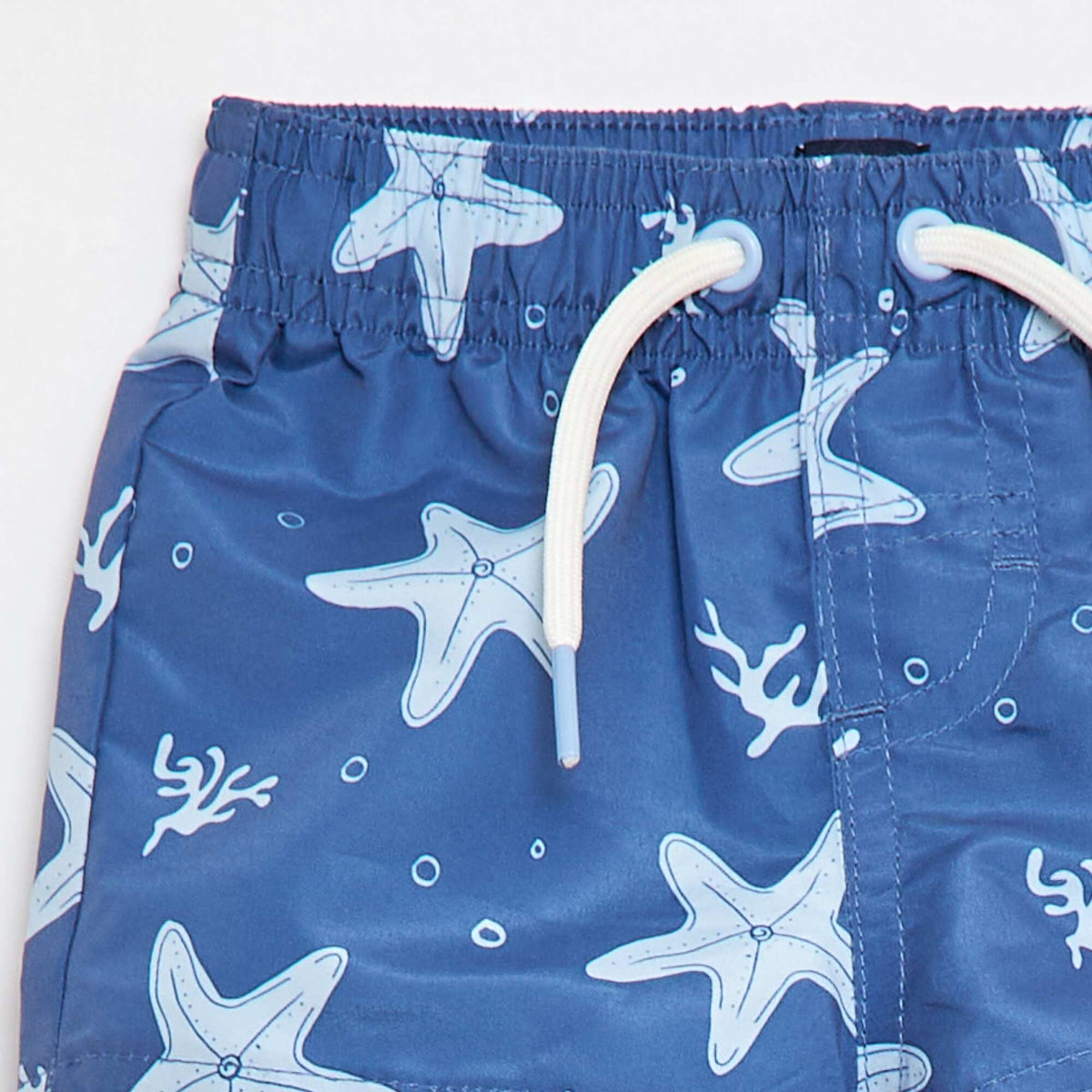 Short de bain à motifs BLEU
