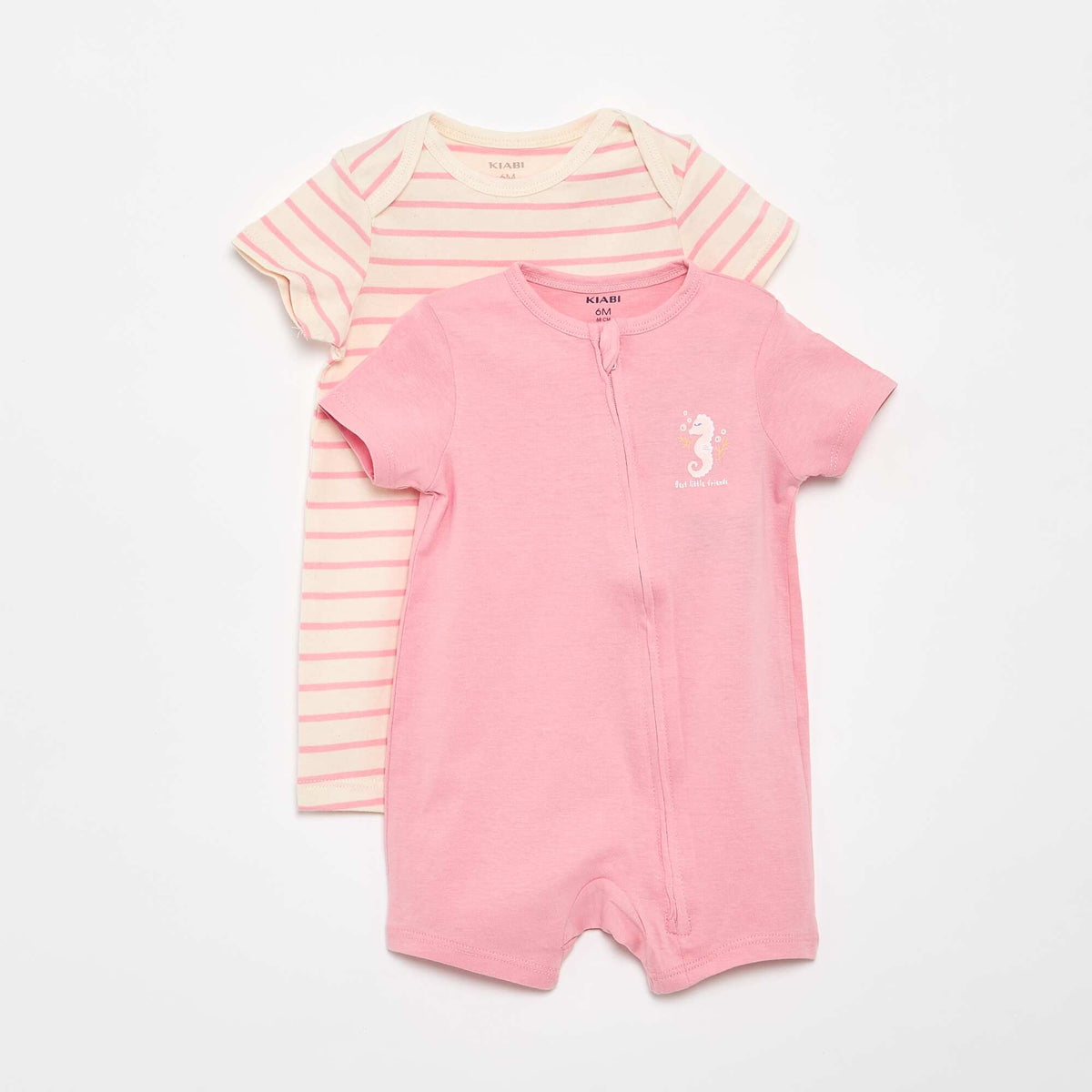 Dors-bien en coton ROSE