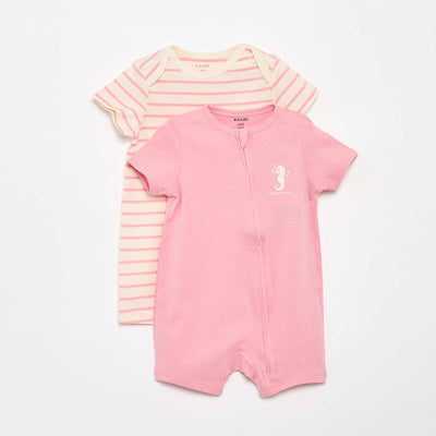 Dors-bien en coton ROSE